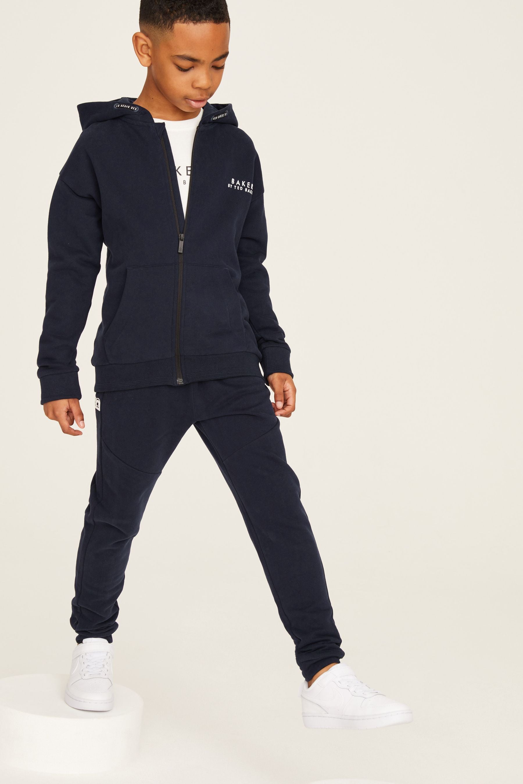 Baker by Ted Baker Zip Through 100% Cotton Hoodie and Jogger Set