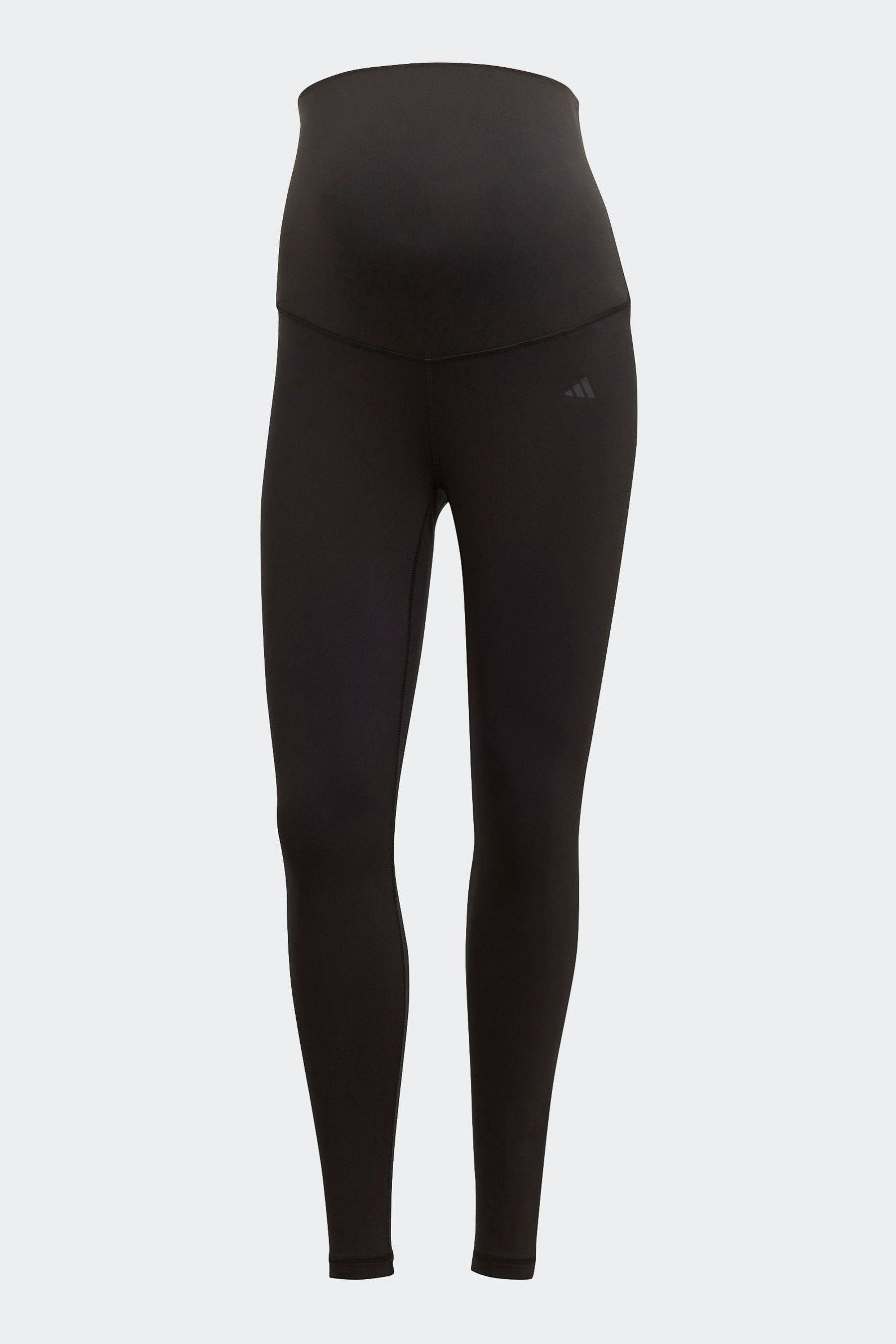 adidas Black Performance Training Maternity Yoga 7/8 Leggings