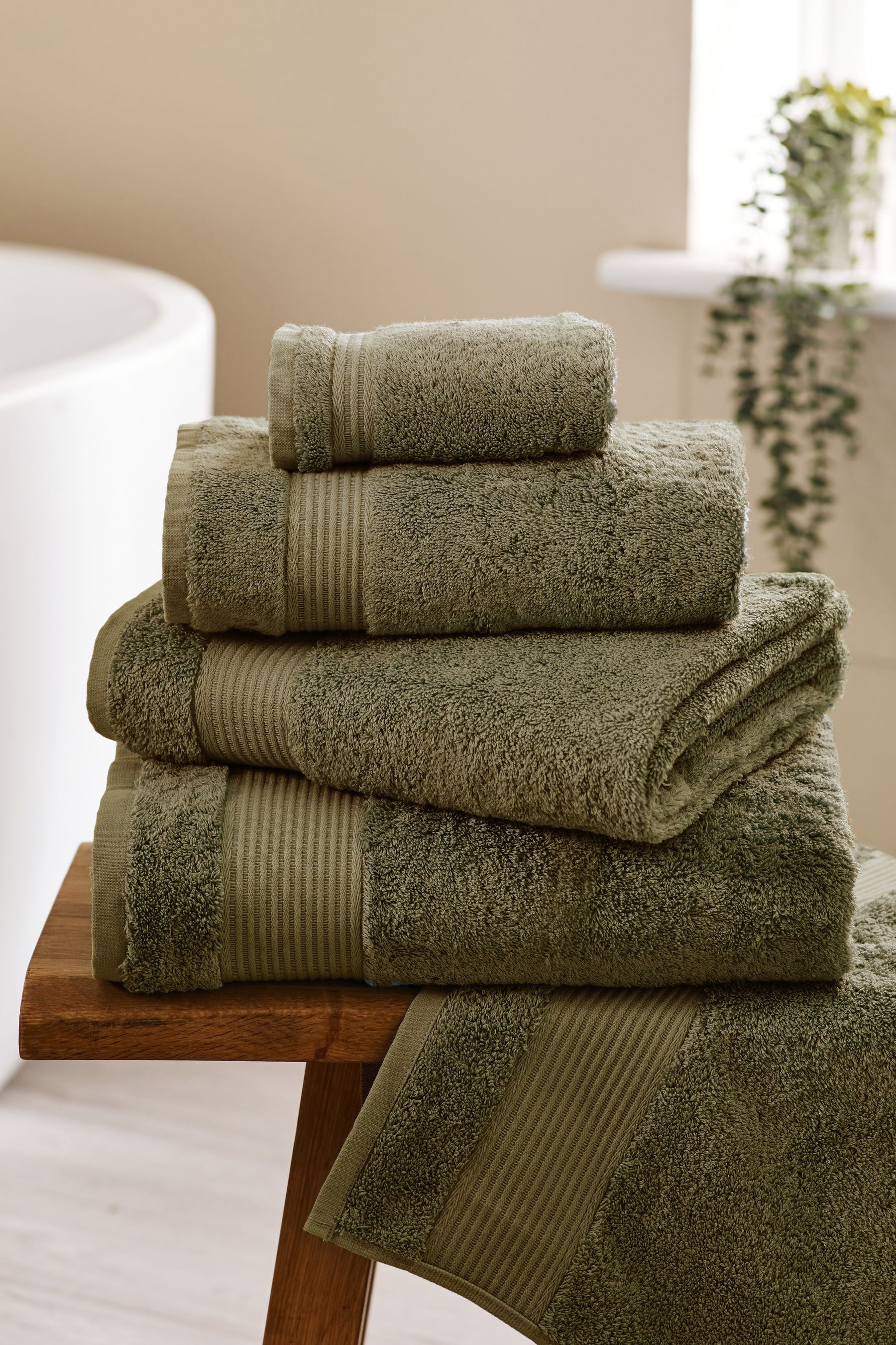 Green Khaki Towel