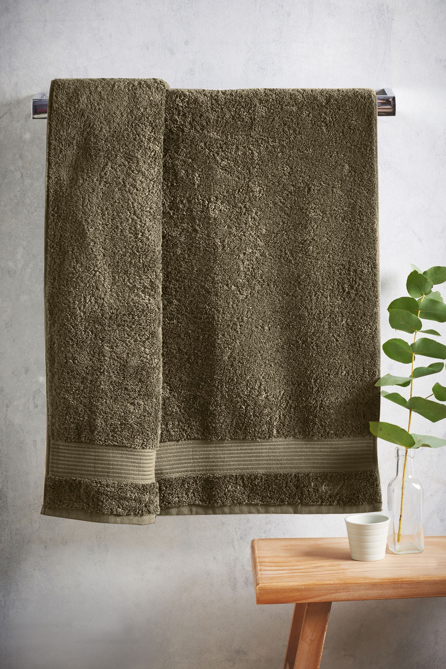 Green Khaki Towel