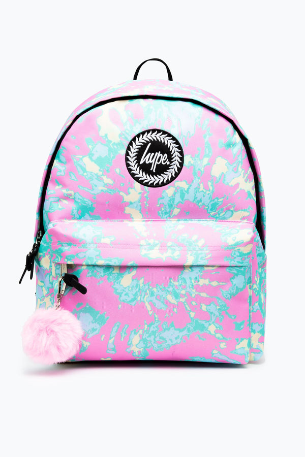 Hype. Purple Pastel Tie Dye Backpack