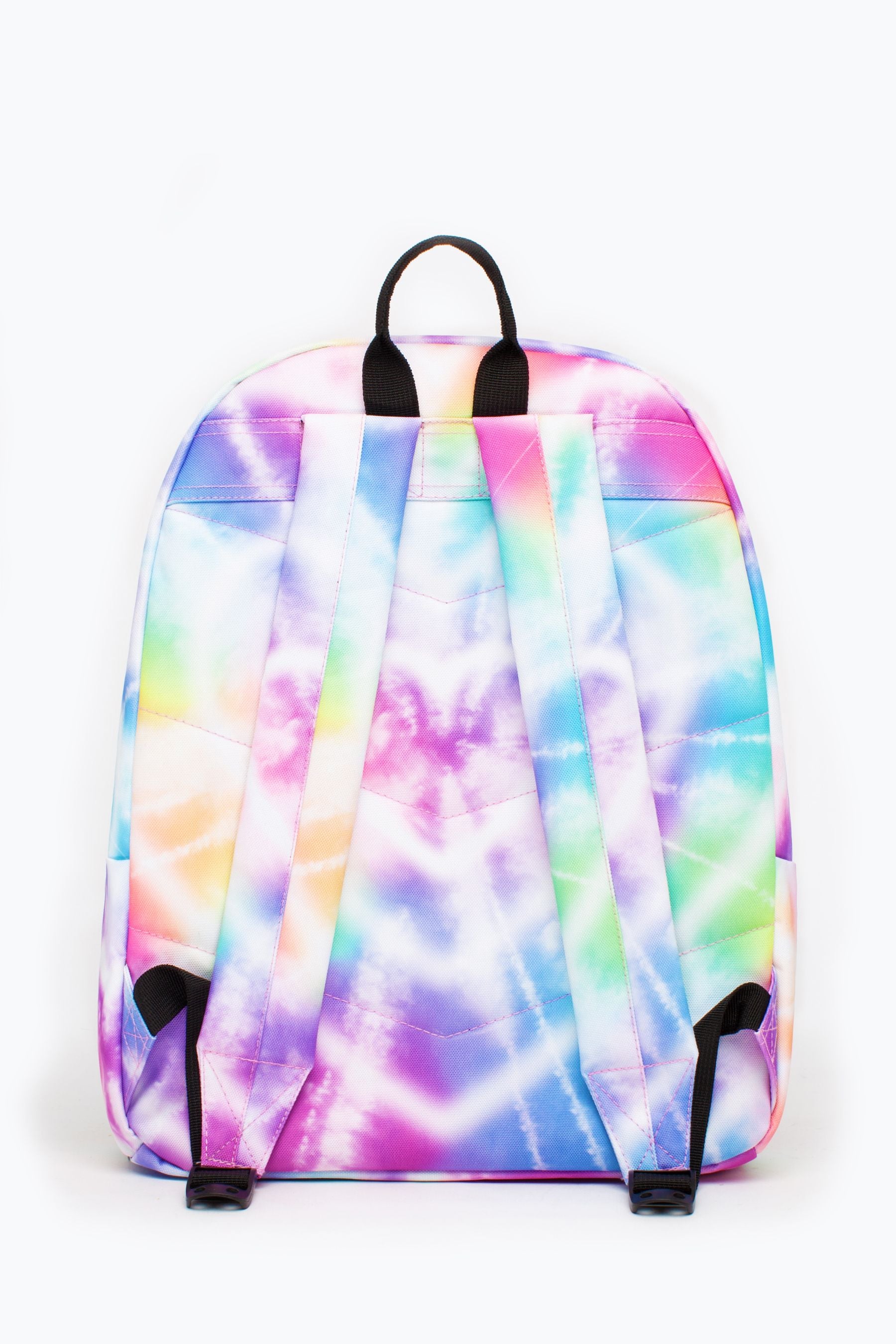 Hype. Purple Rainbow Heart Tie Dye Backpack