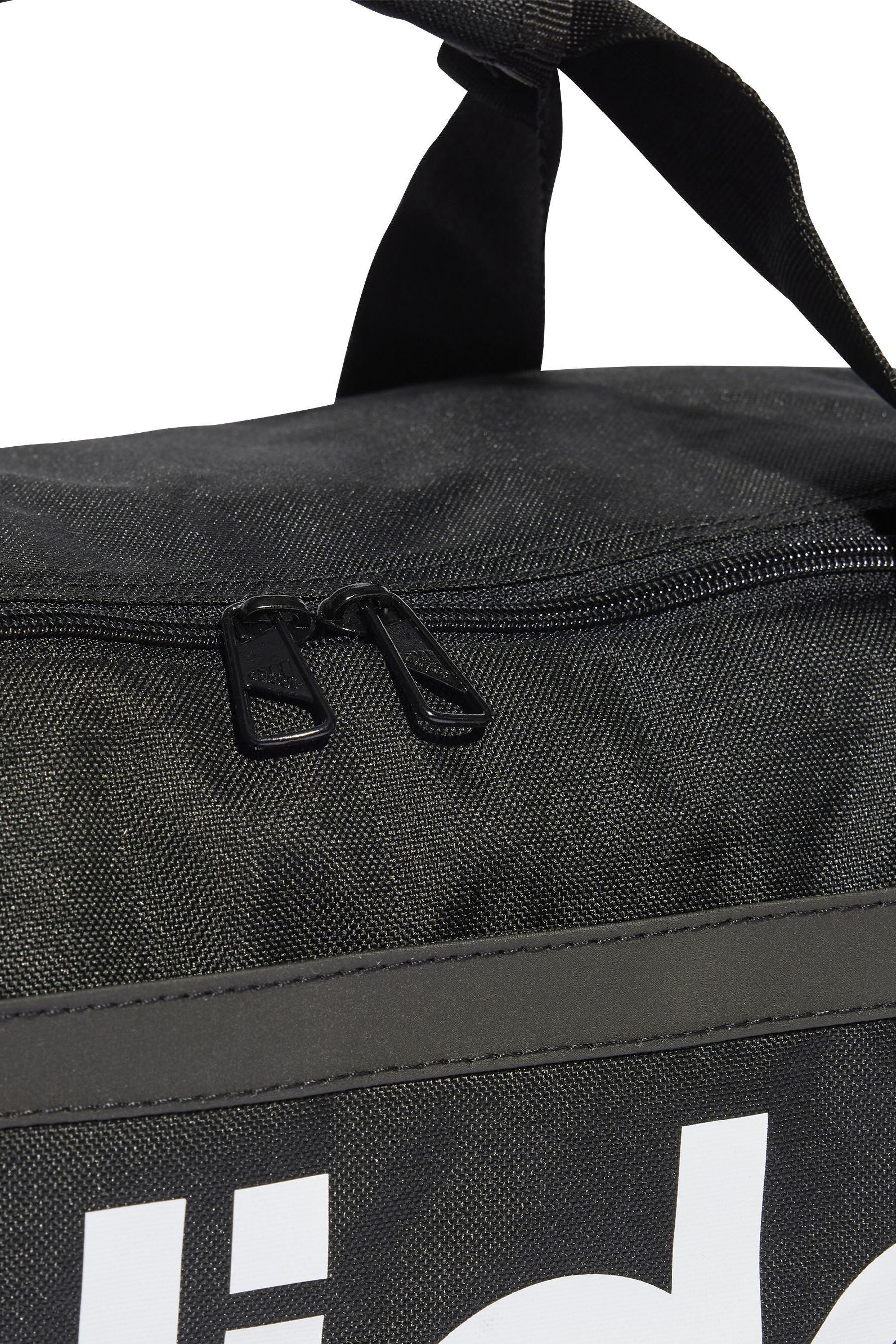 adidas Black Medium Essentials Linear Duffel Bag