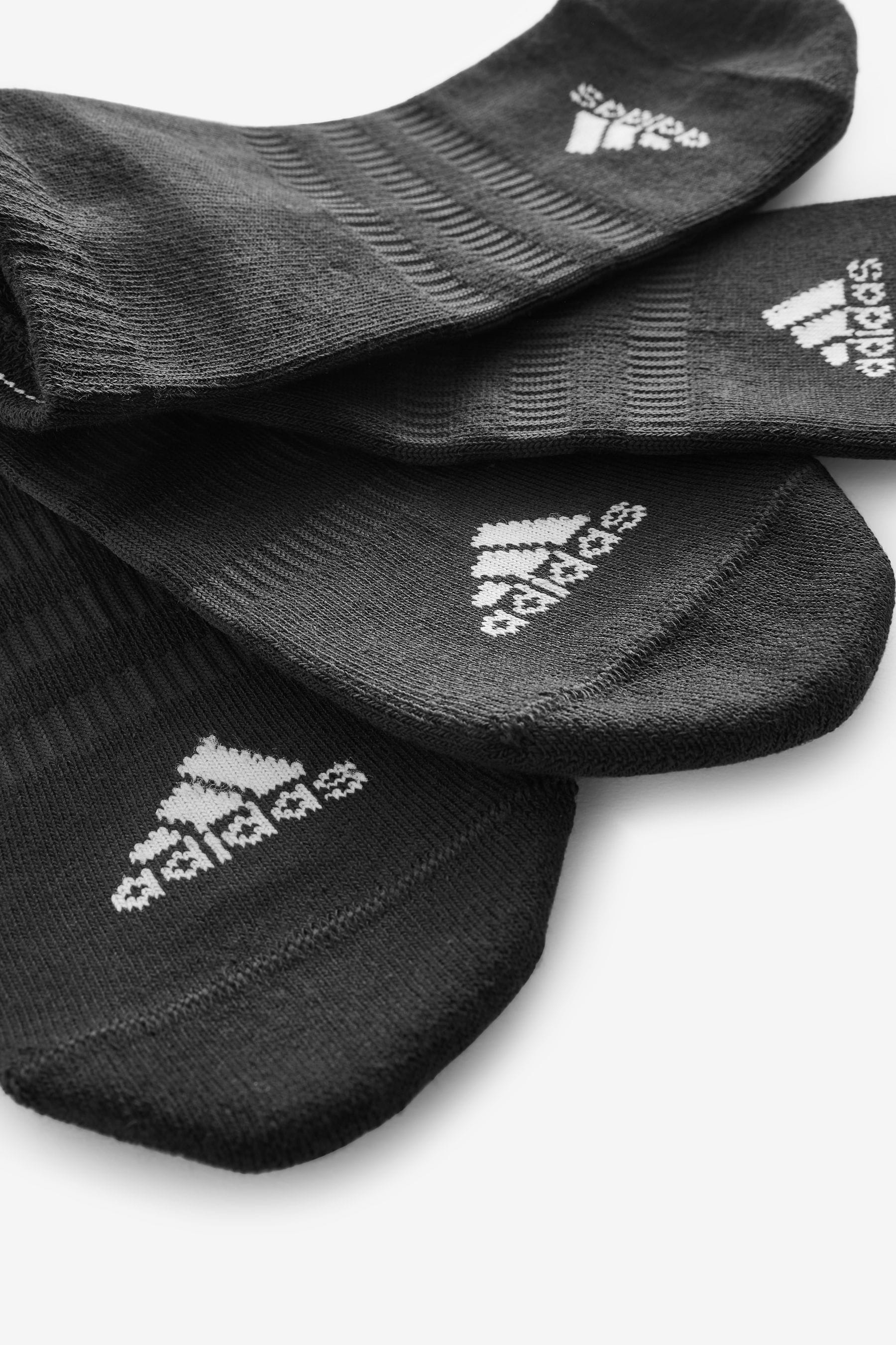 adidas Black Cushioned Low Cut Socks 3 Pack