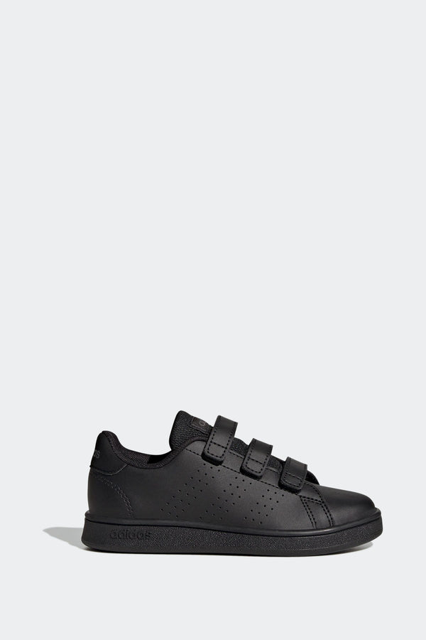 adidas Black Sportswear Advantage Court Lifestyle Hook And Loop Trainers