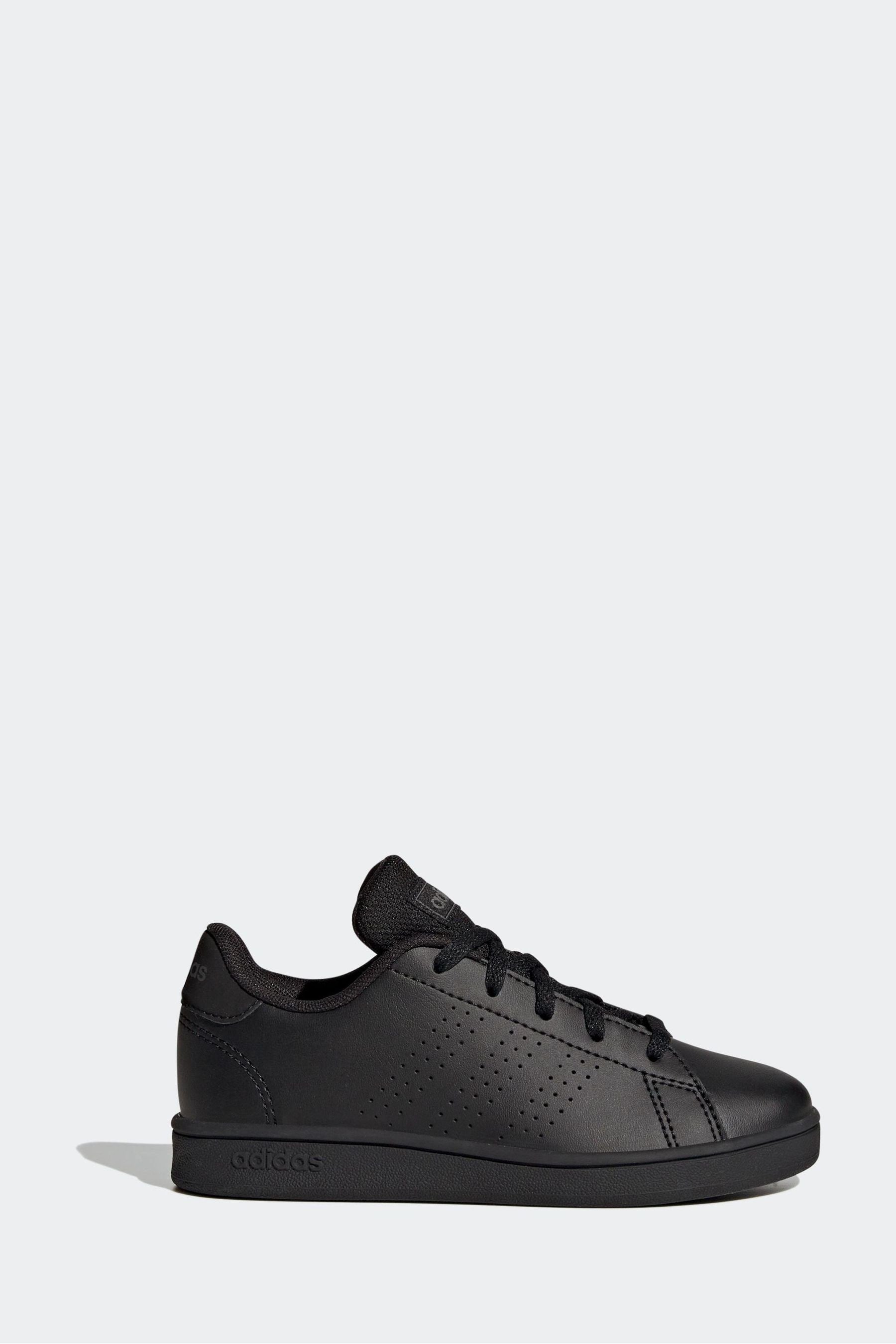 Black adidas Sportswear Advantage Lifestyle Court Lace Trainers