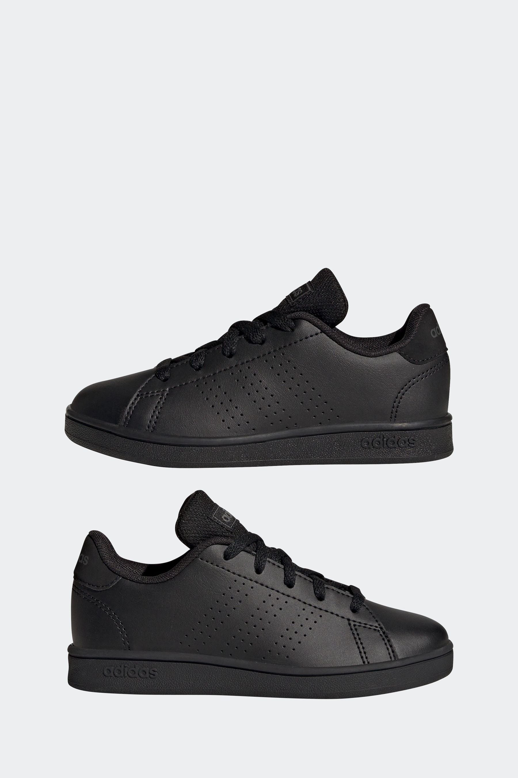 Black adidas Sportswear Advantage Lifestyle Court Lace Trainers