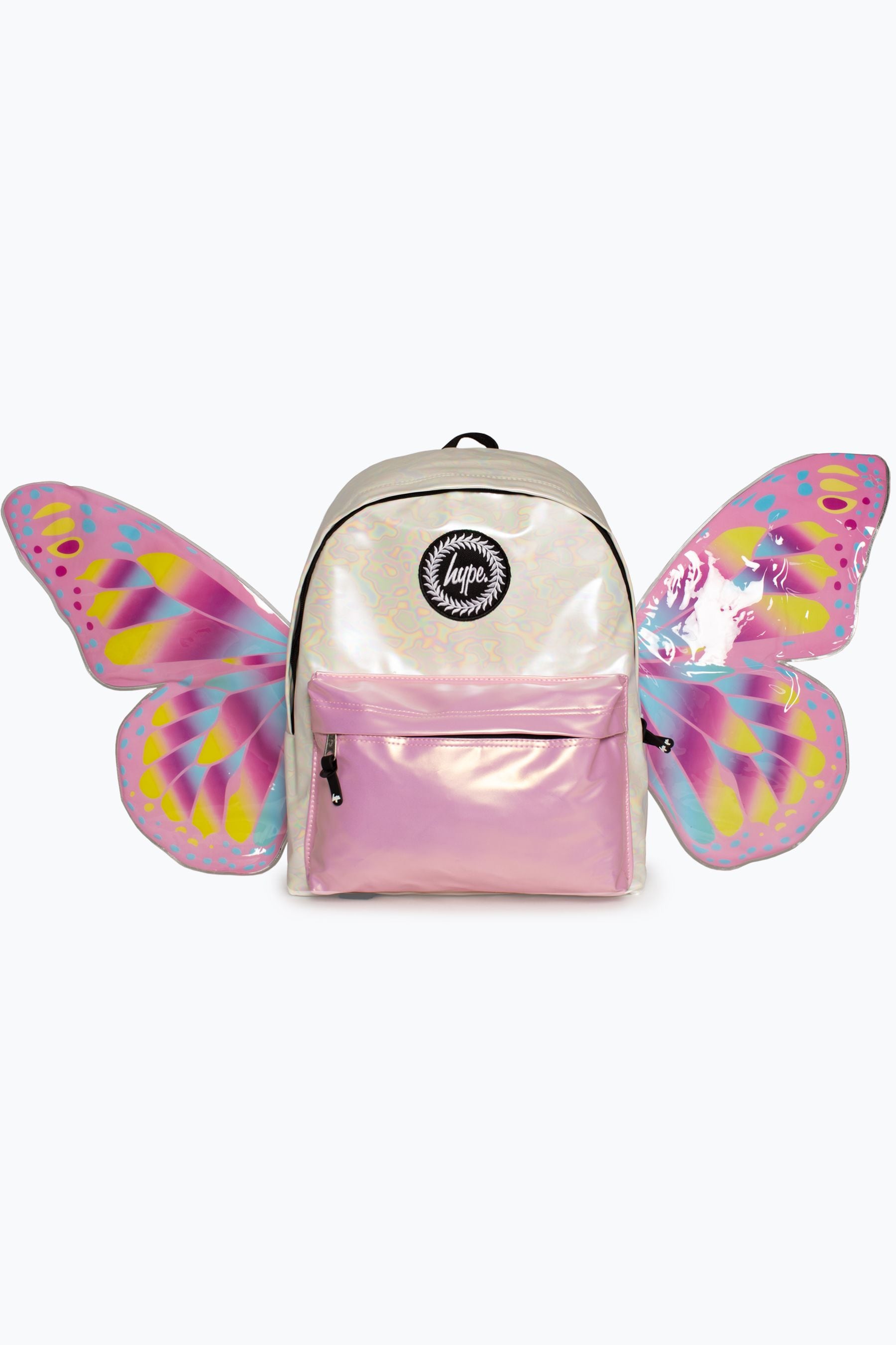 Hype. Iridescent Pink 3D Butterfly Backpack