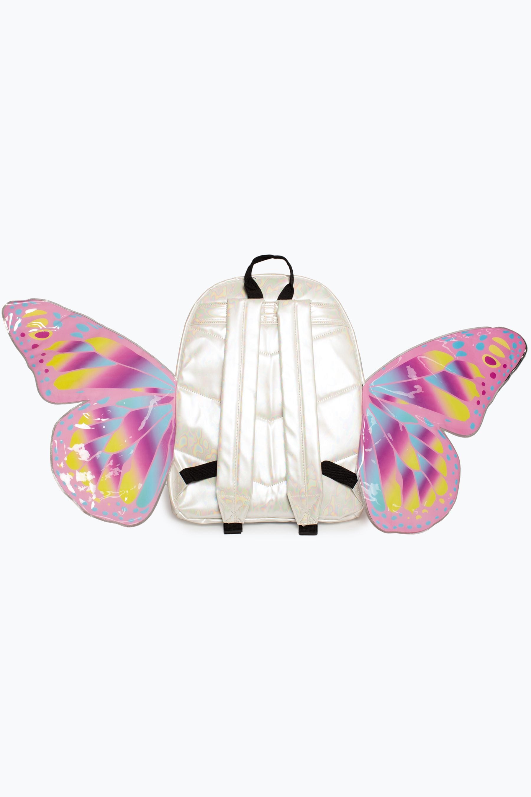 Hype. Iridescent Pink 3D Butterfly Backpack