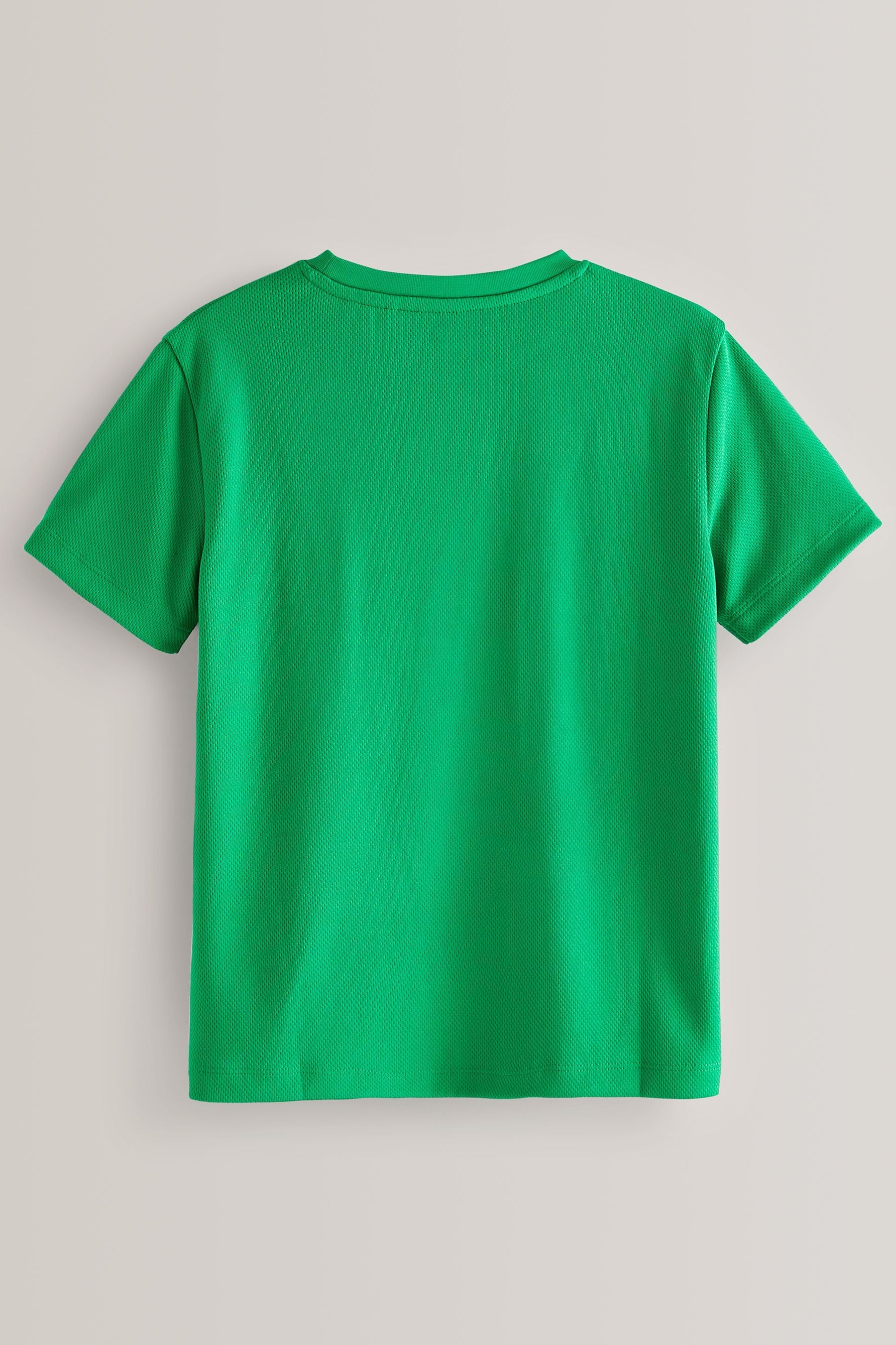 Green Single Sports T-Shirt (3-16yrs)