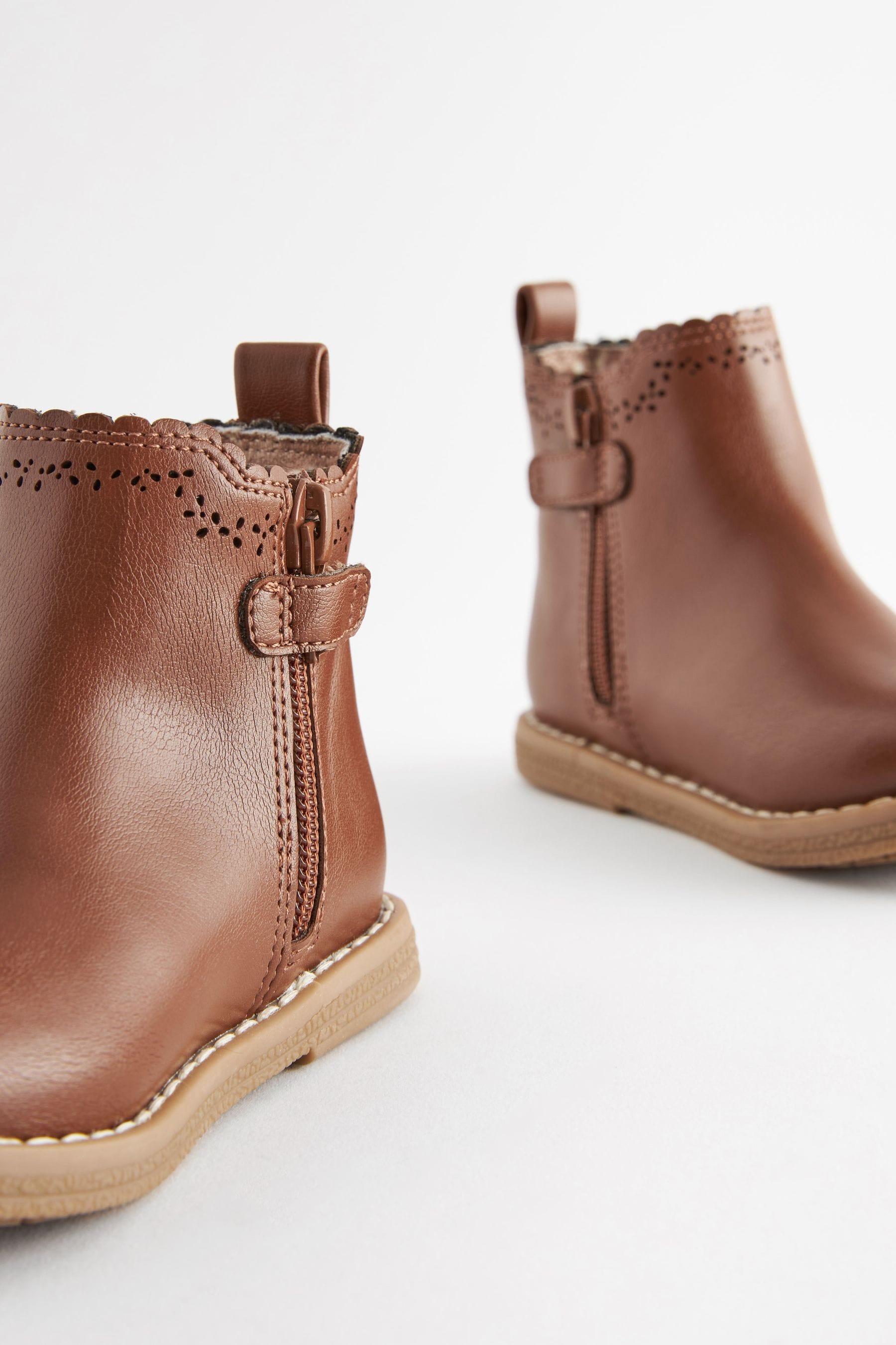 Tan Brown Standard Fit (F) Chelsea Ankle Boots