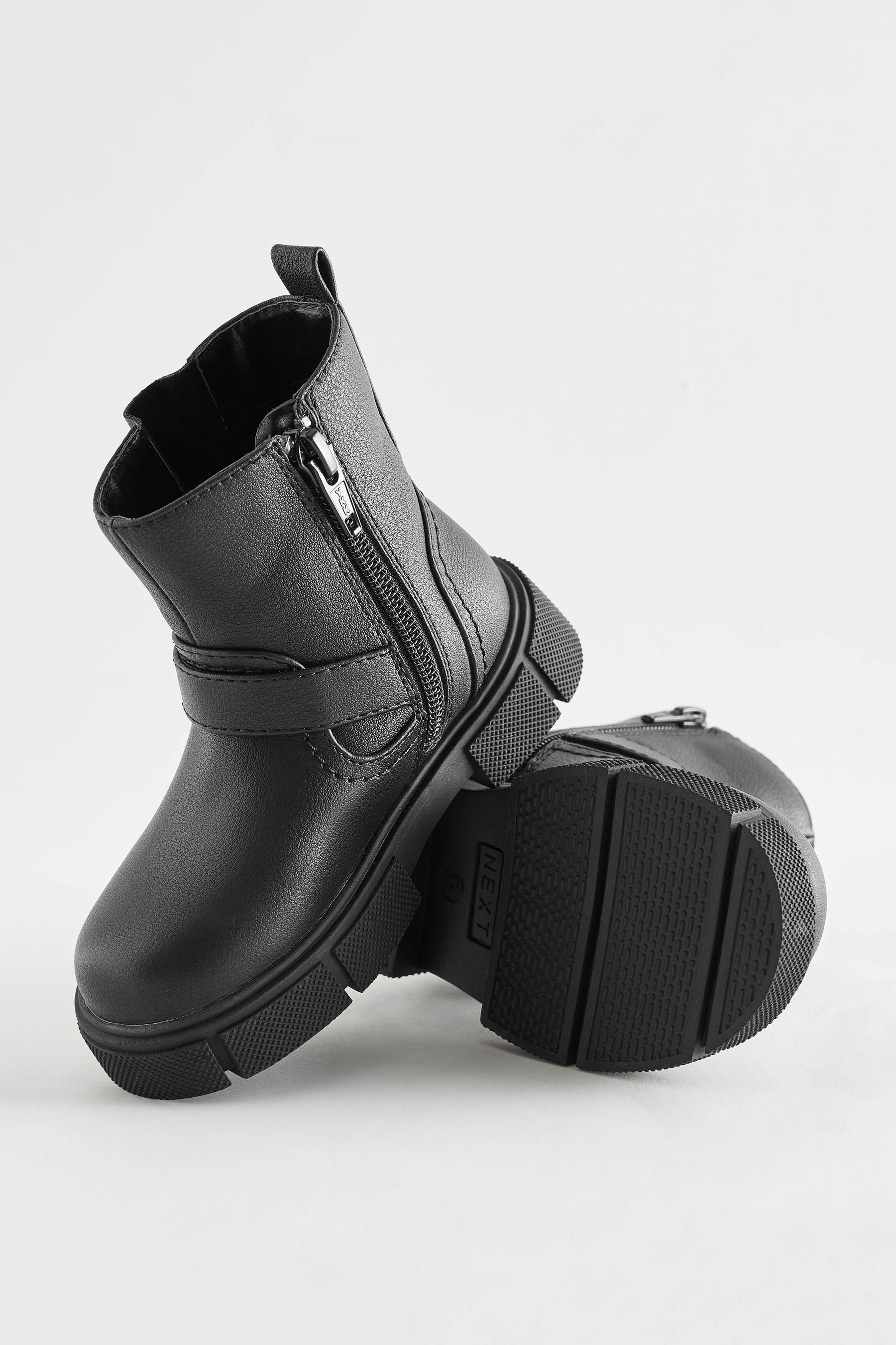 Black Biker Boots