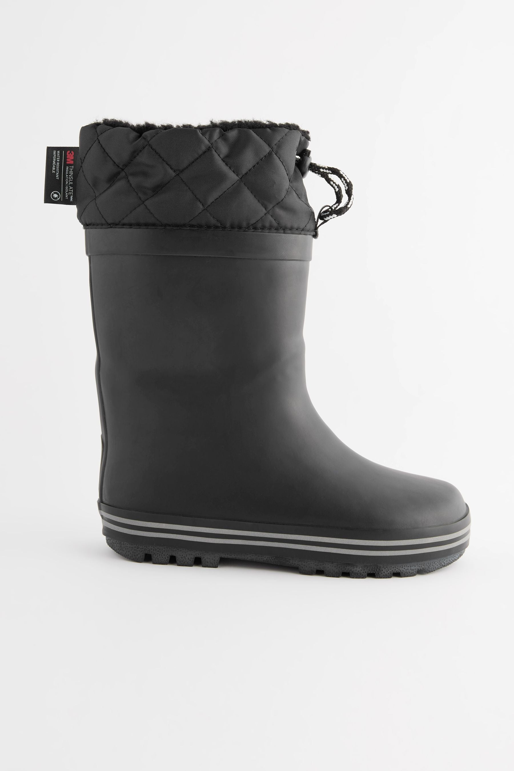 Mono Black Cuff Wellies