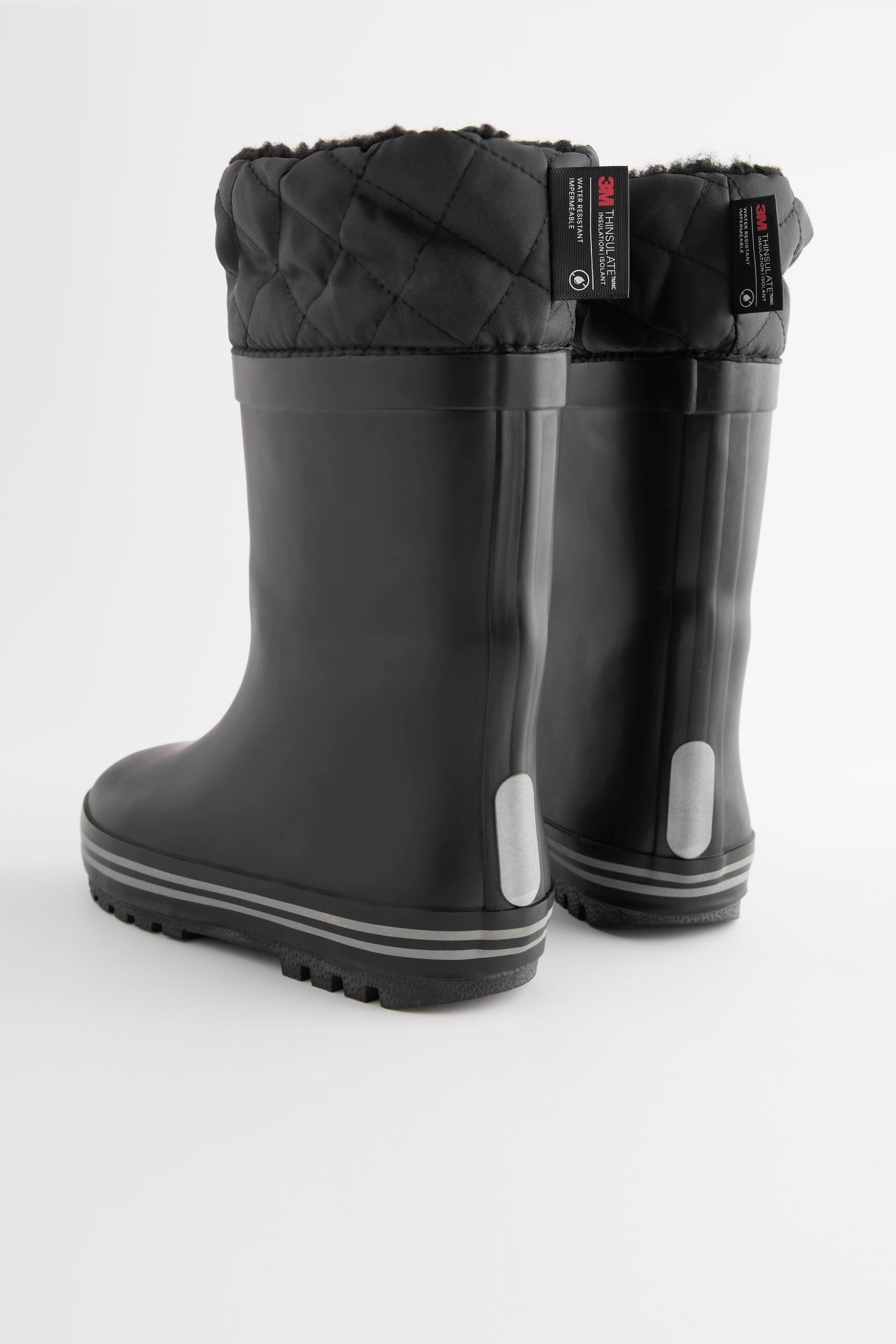 Mono Black Cuff Wellies