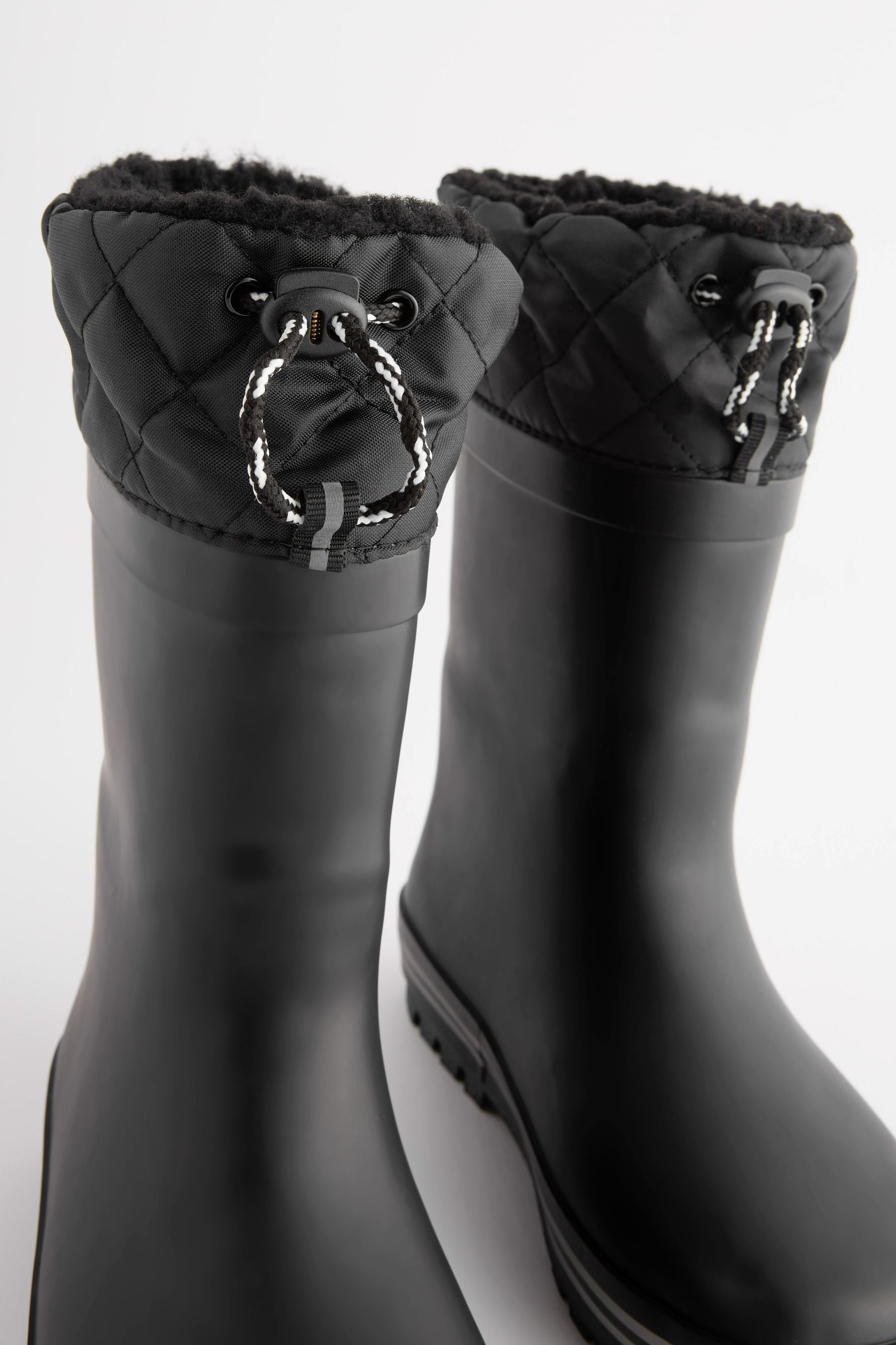 Mono Black Cuff Wellies