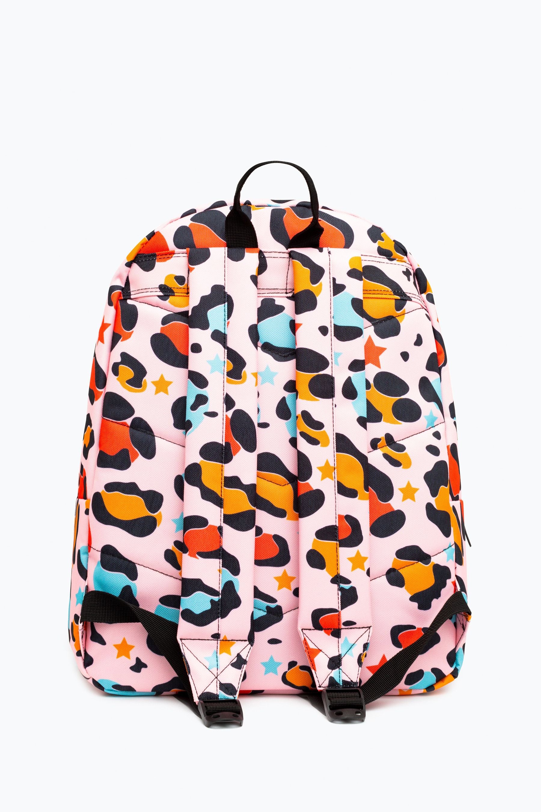 Hype. Pink Star Leopard Backpack