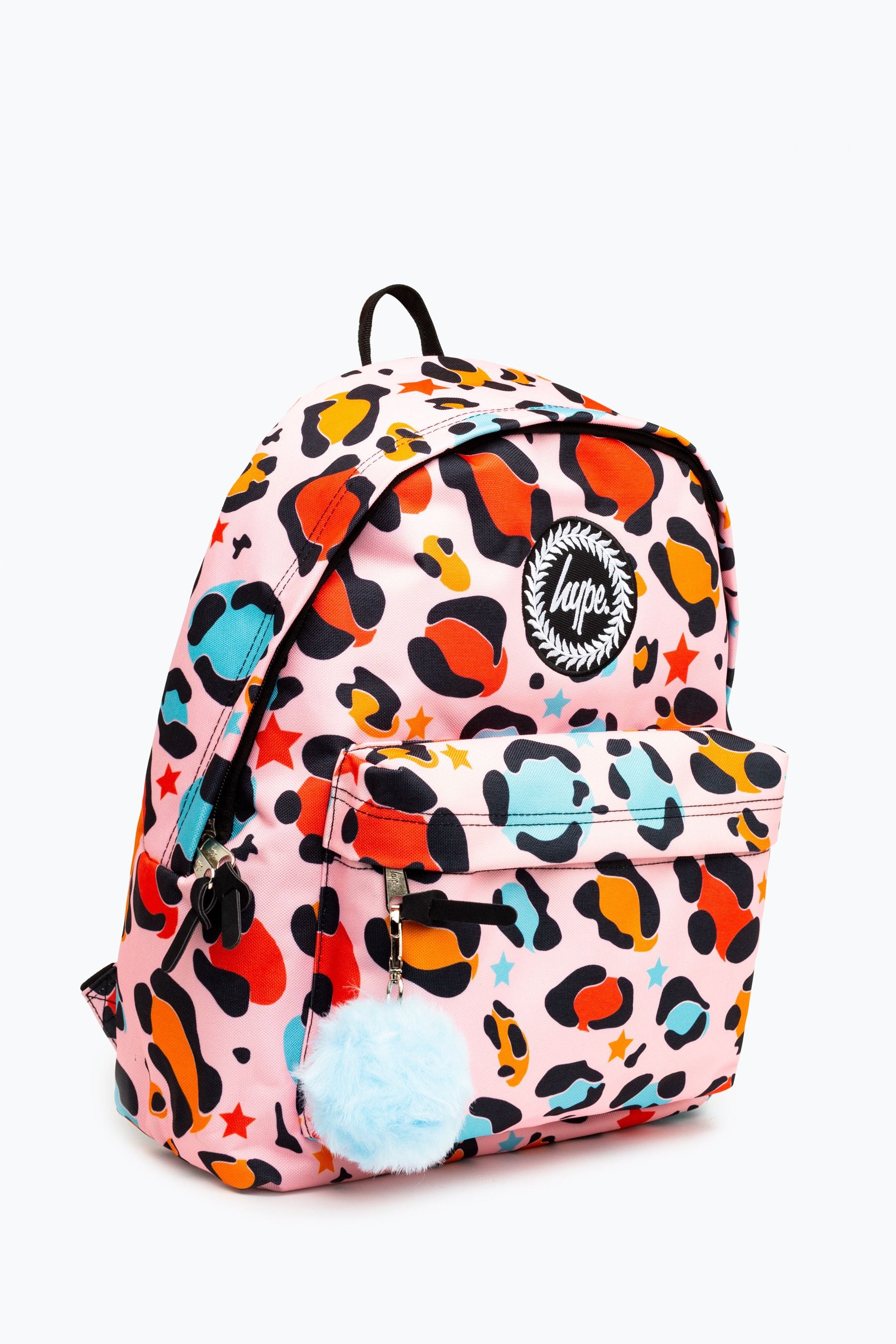 Hype. Pink Star Leopard Backpack