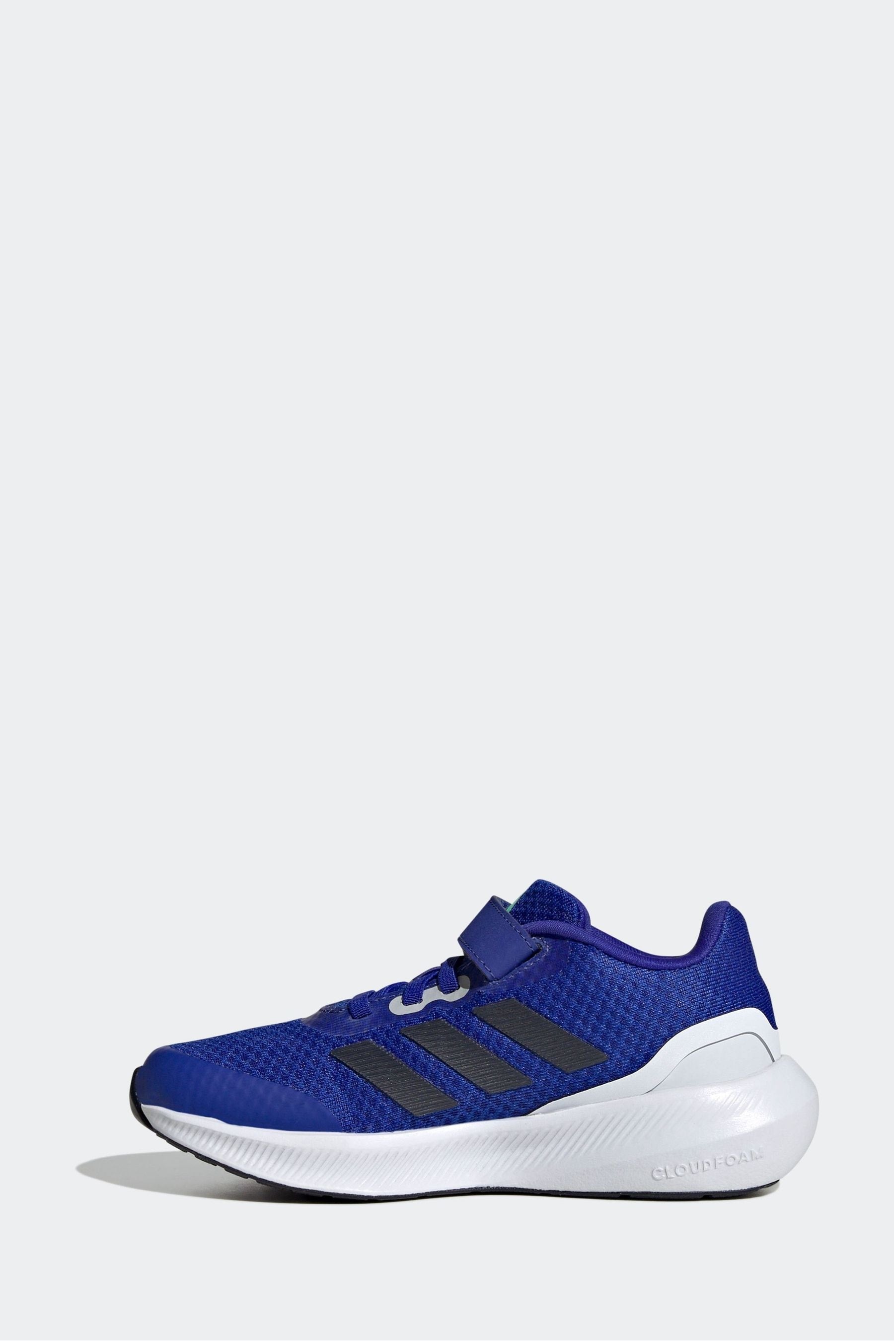 Blue adidas Sportswear Runfalcon 3.0 Elastic Lace Top Strap Trainers