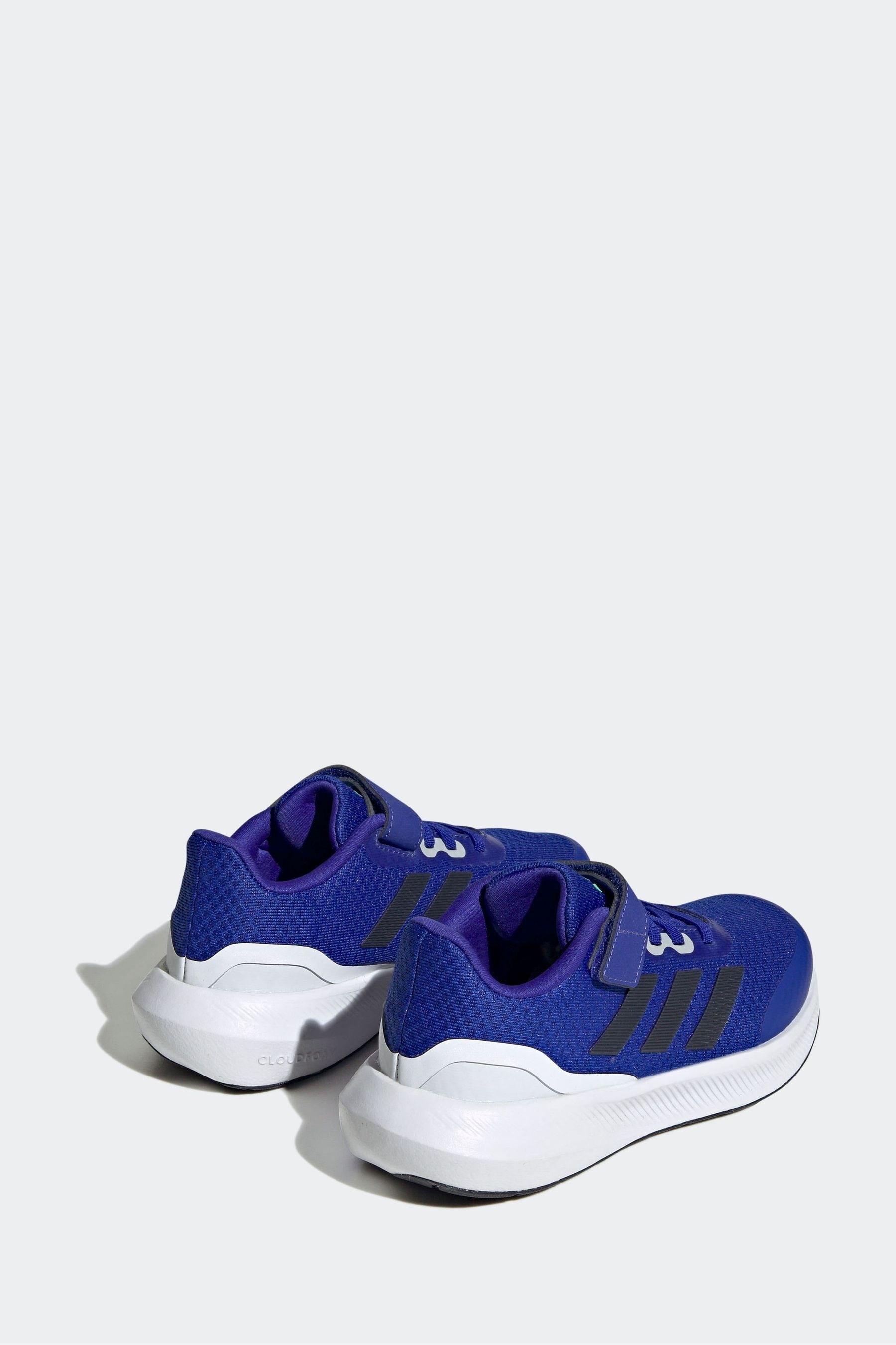 Blue adidas Sportswear Runfalcon 3.0 Elastic Lace Top Strap Trainers