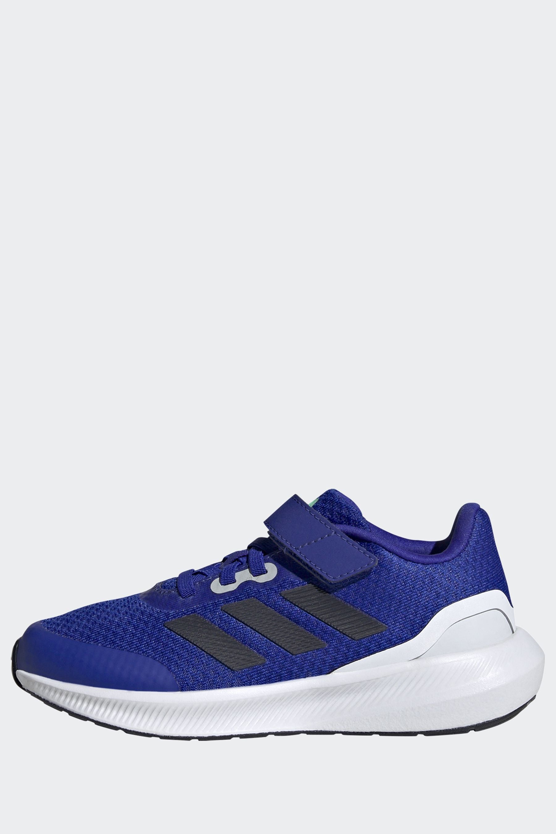 Blue adidas Sportswear Runfalcon 3.0 Elastic Lace Top Strap Trainers