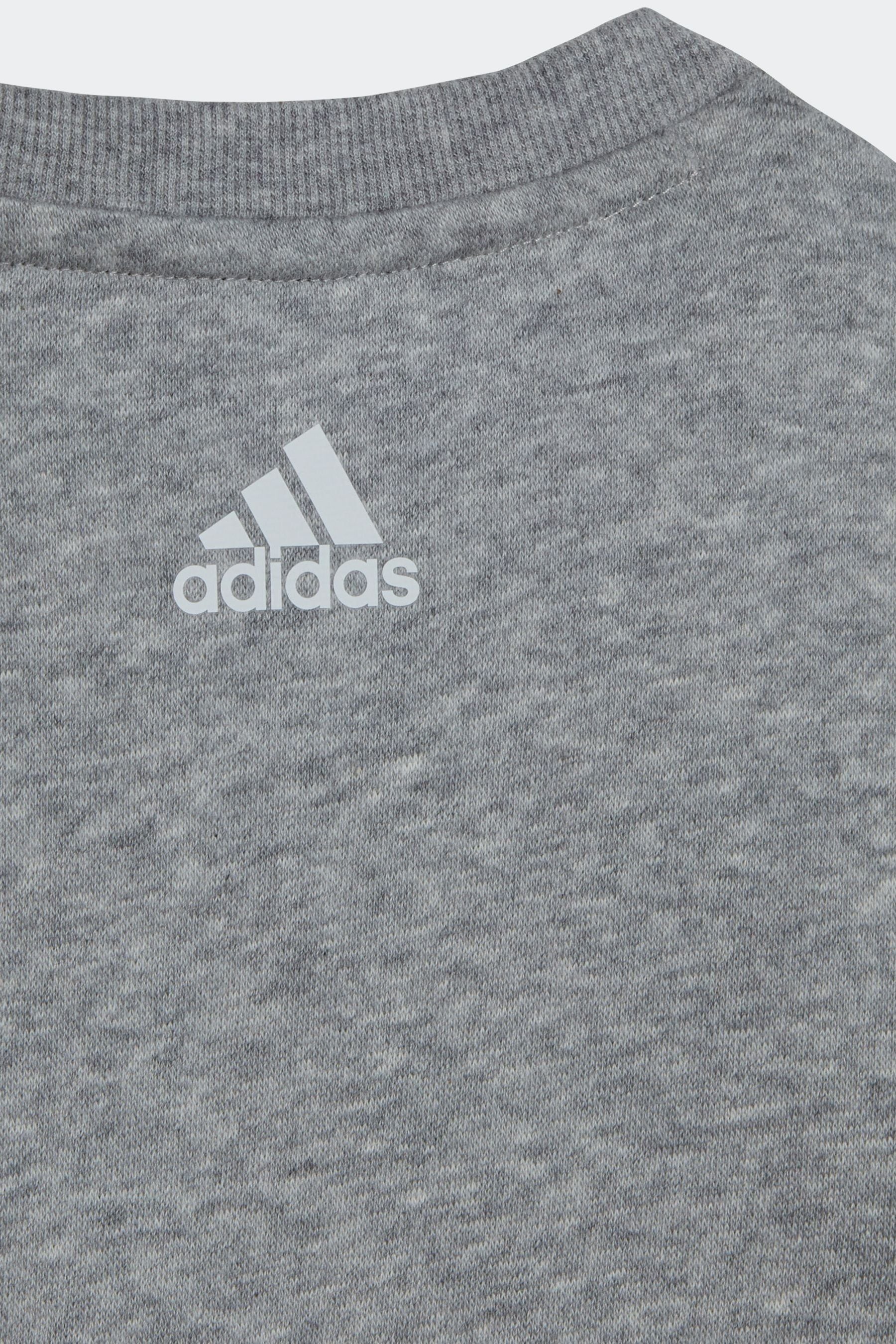 Grey adidas Infant Sportswear Essentials Lineage Joggers Set