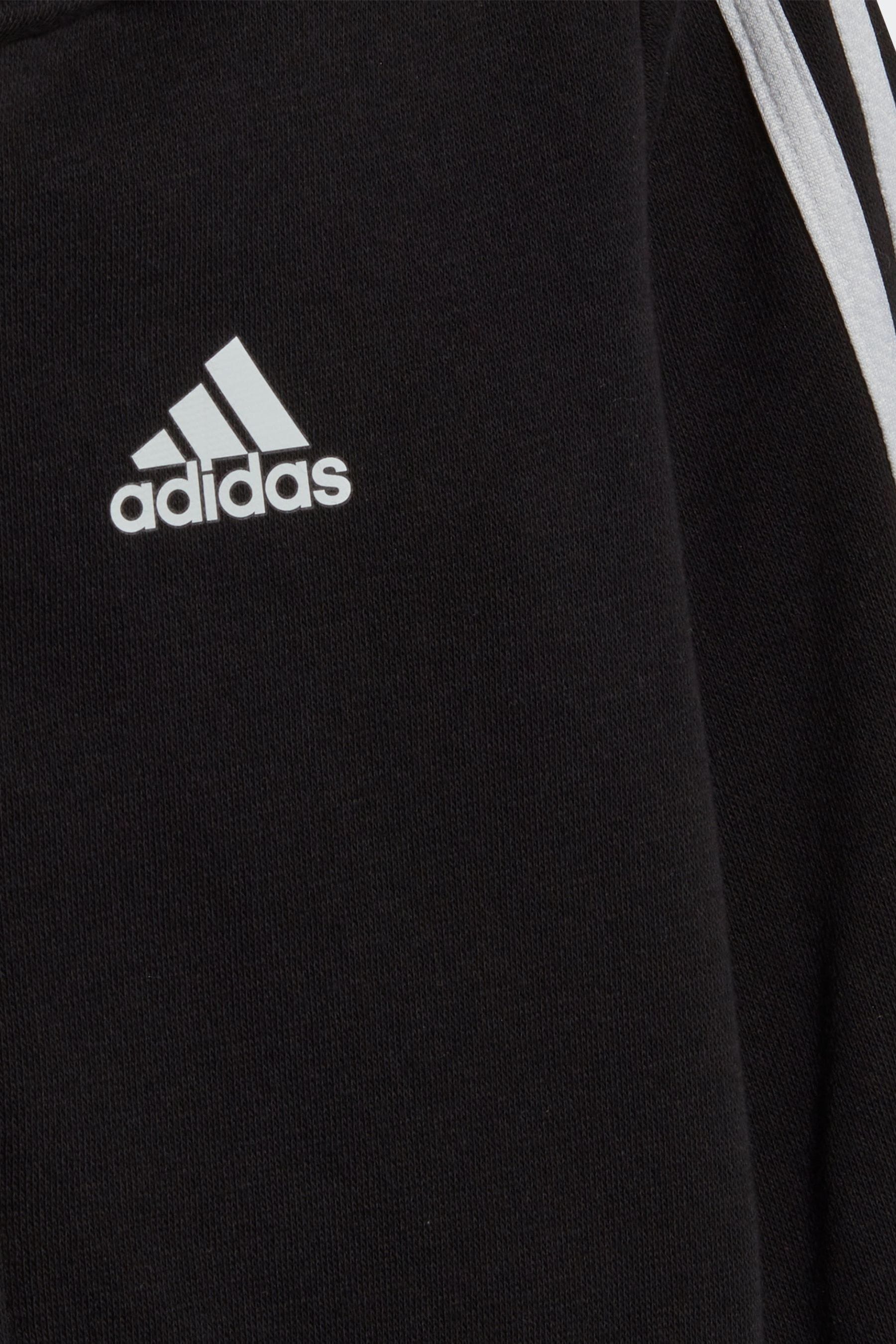 Black adidas Essentials Full-Zip Hooded Jogger Set