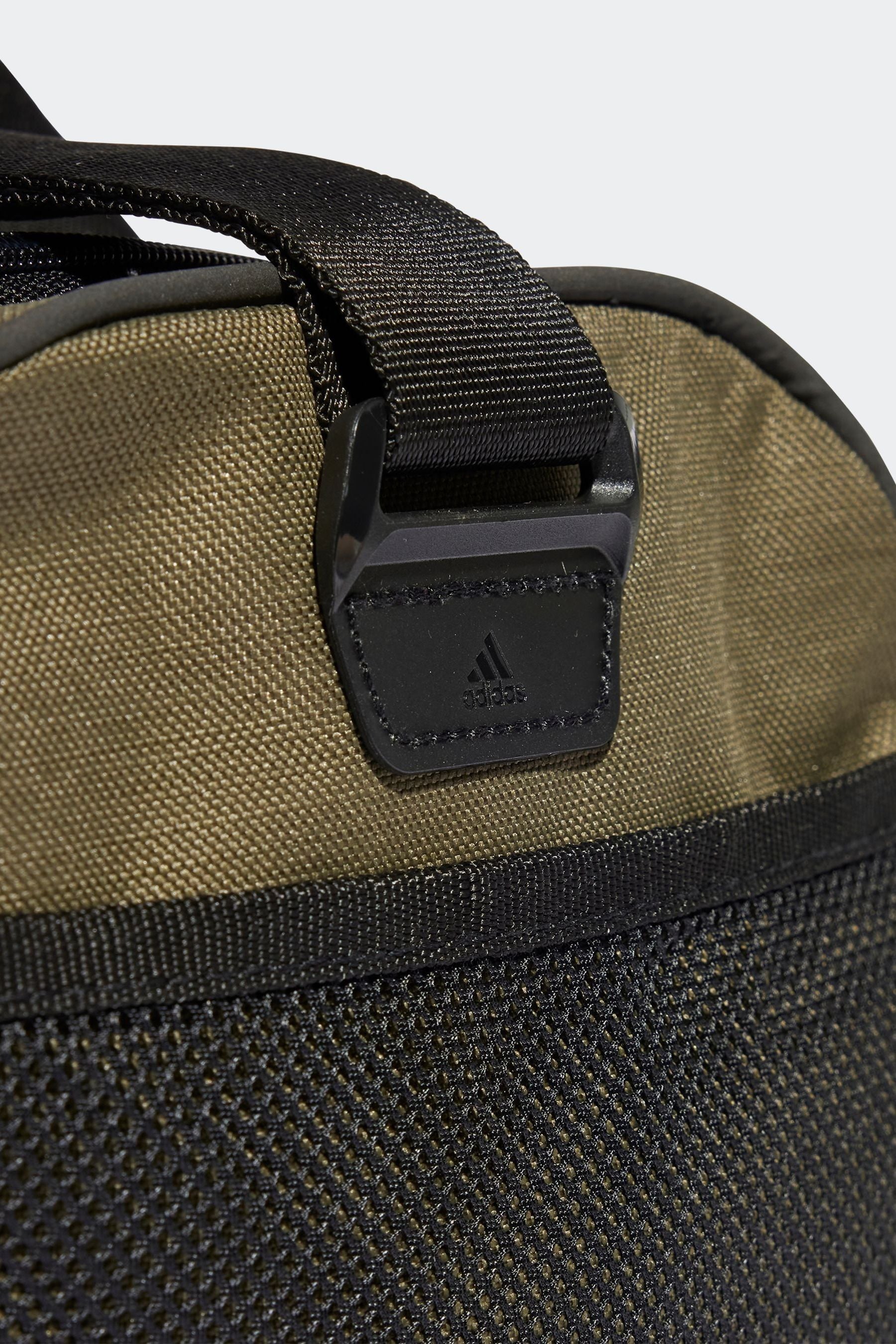 adidas Green Medium Essentials Linear Duffel Bag