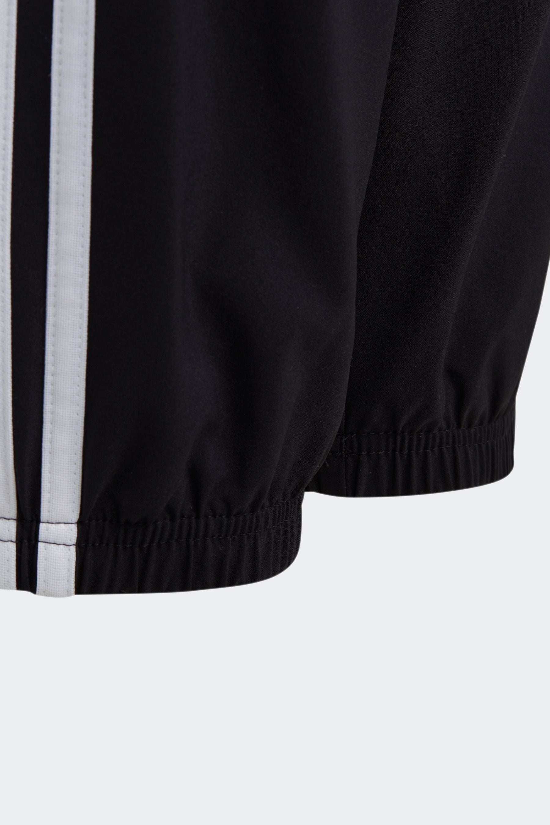 adidas Black Sportswear Essentials 3-Stripes Woven Joggers