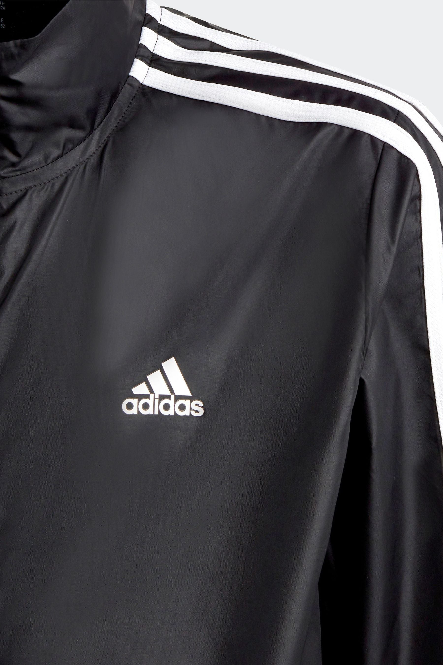 adidas Black Sportswear Essentials 3-Stripes Woven Tracksuit