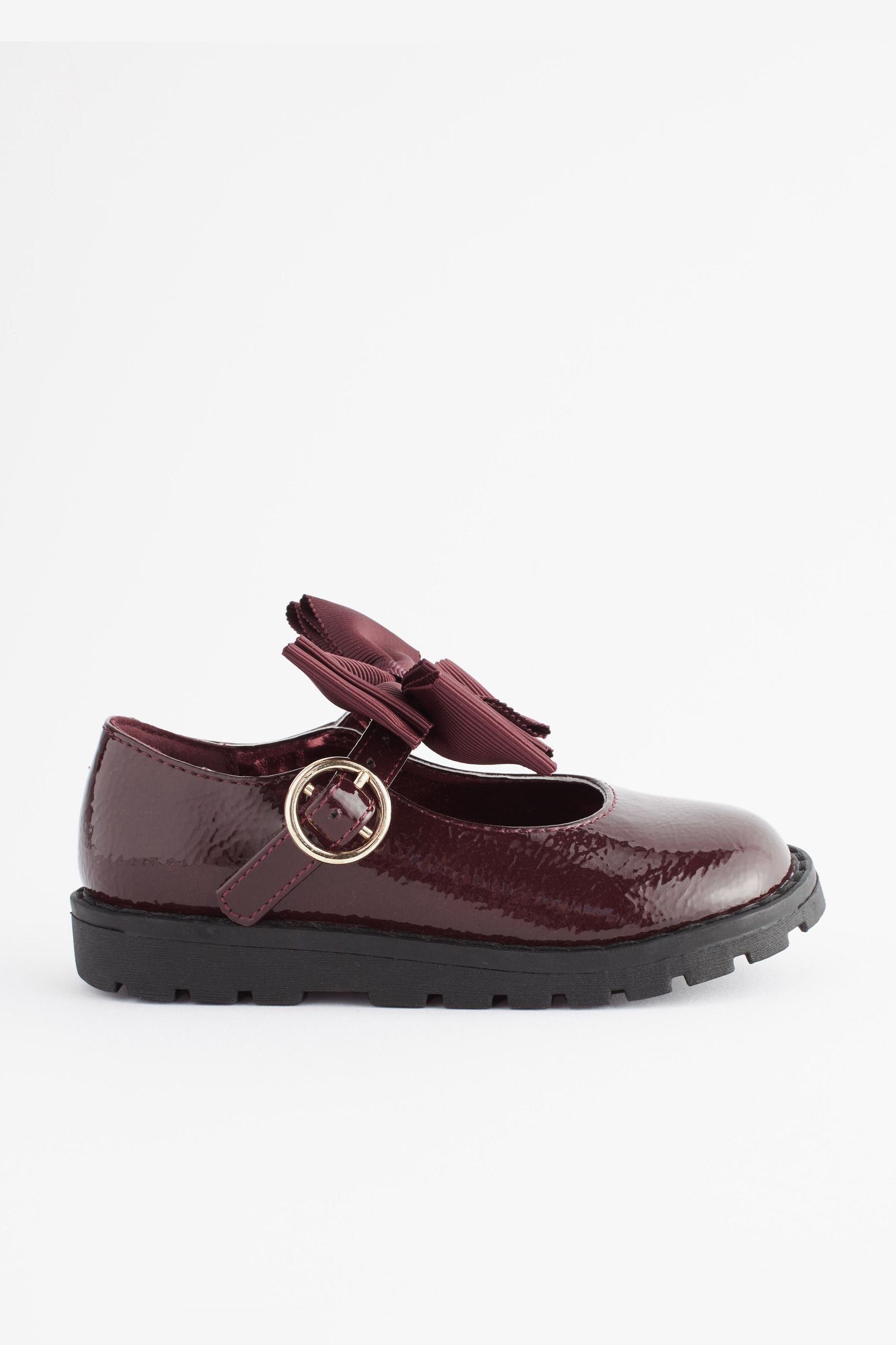 Plum Red Mary Jane Shoes