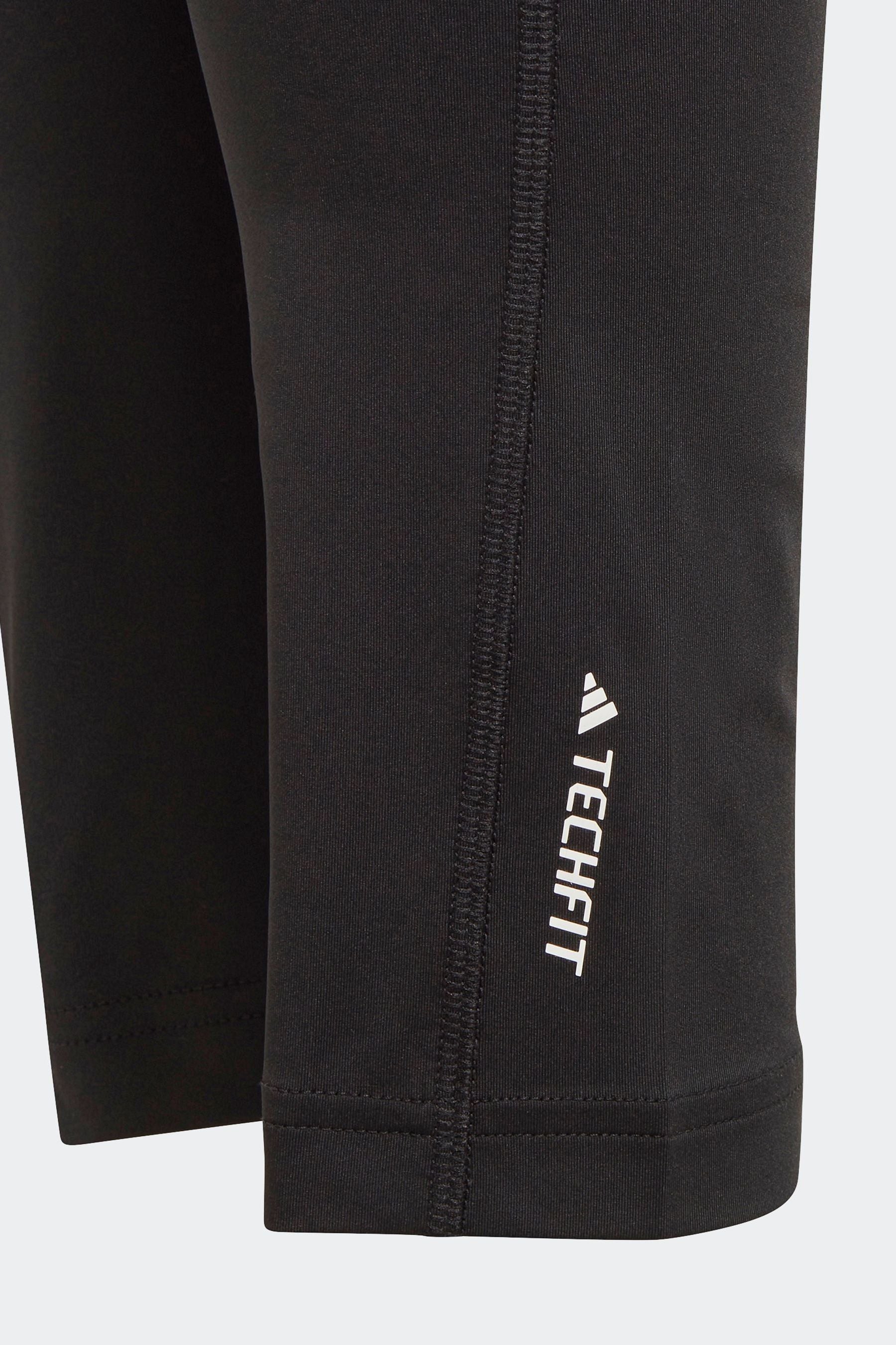 adidas Black Sportswear Aeroready Techfit Long Kids Leggings