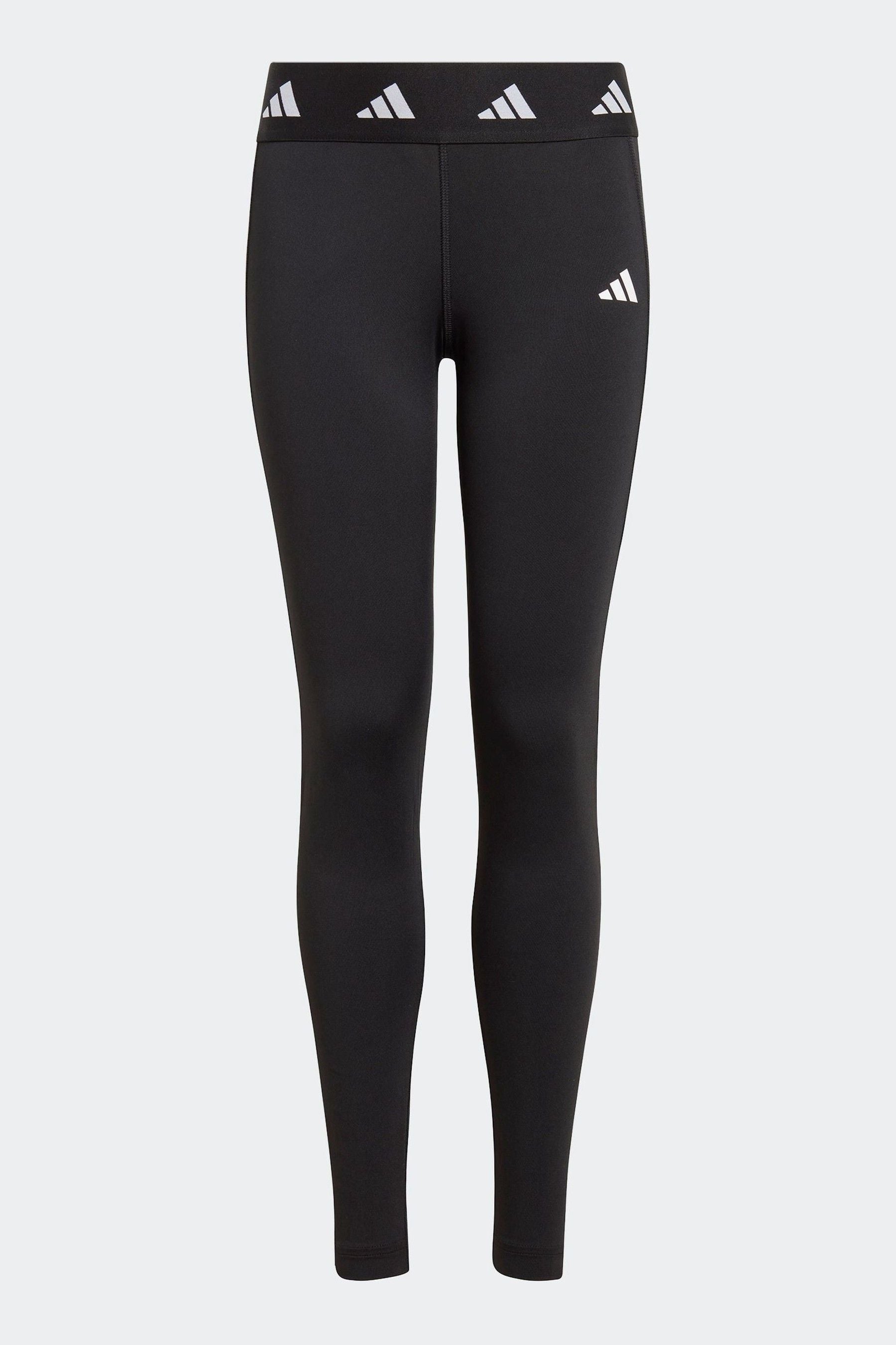 adidas Black Sportswear Aeroready Techfit Long Kids Leggings