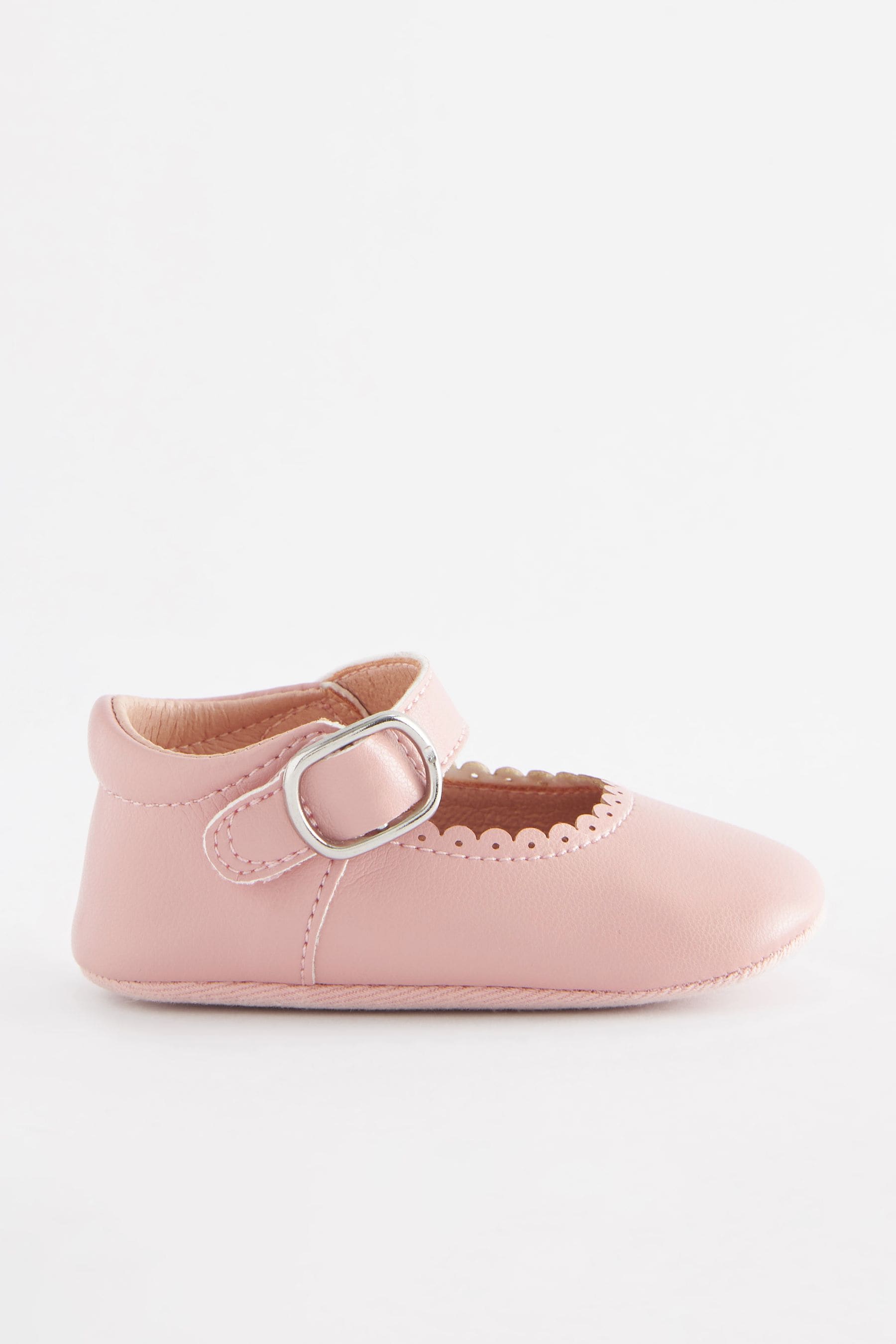 Pink Mary Jane Baby Shoes (0-24mths)