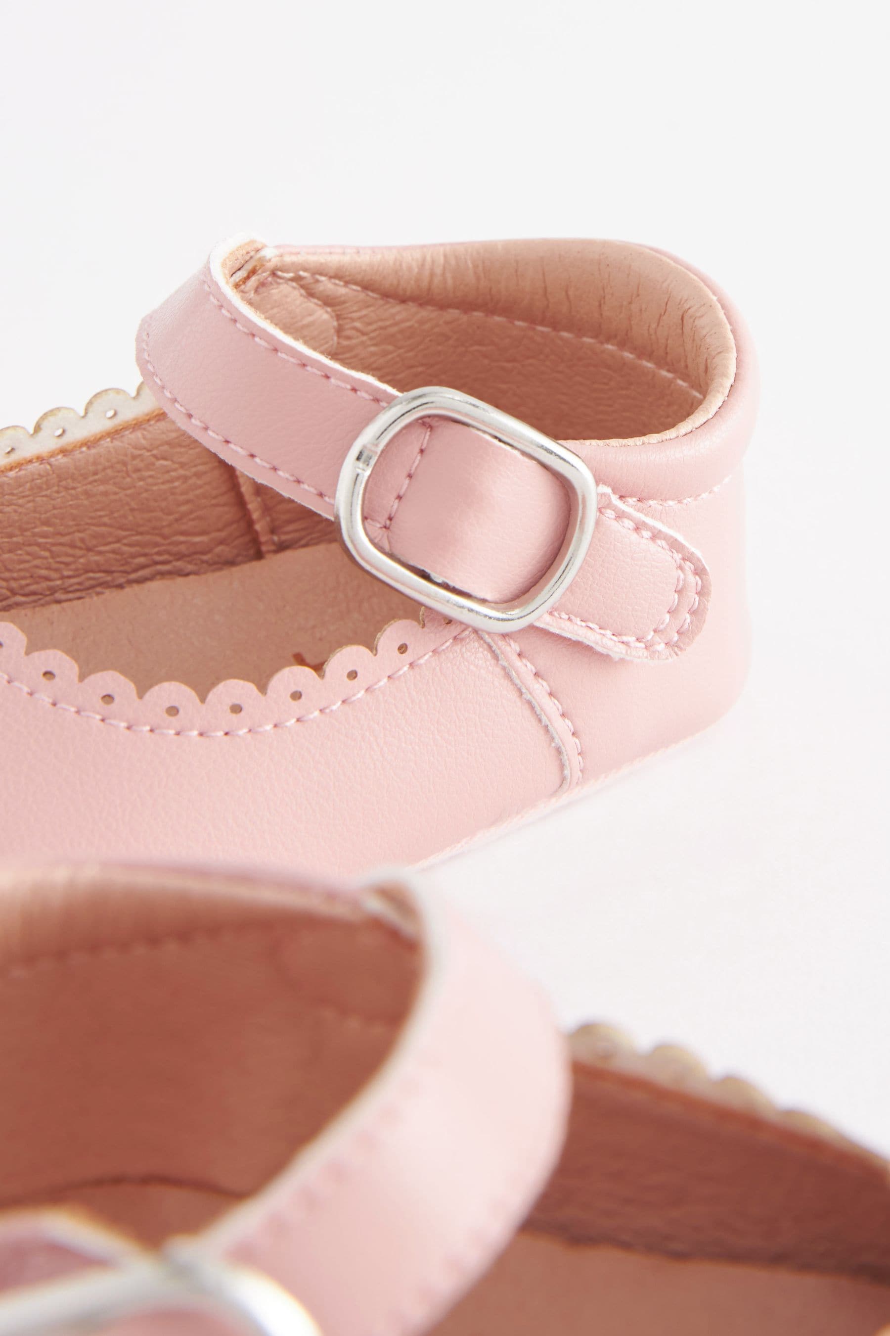 Pink Mary Jane Baby Shoes (0-24mths)