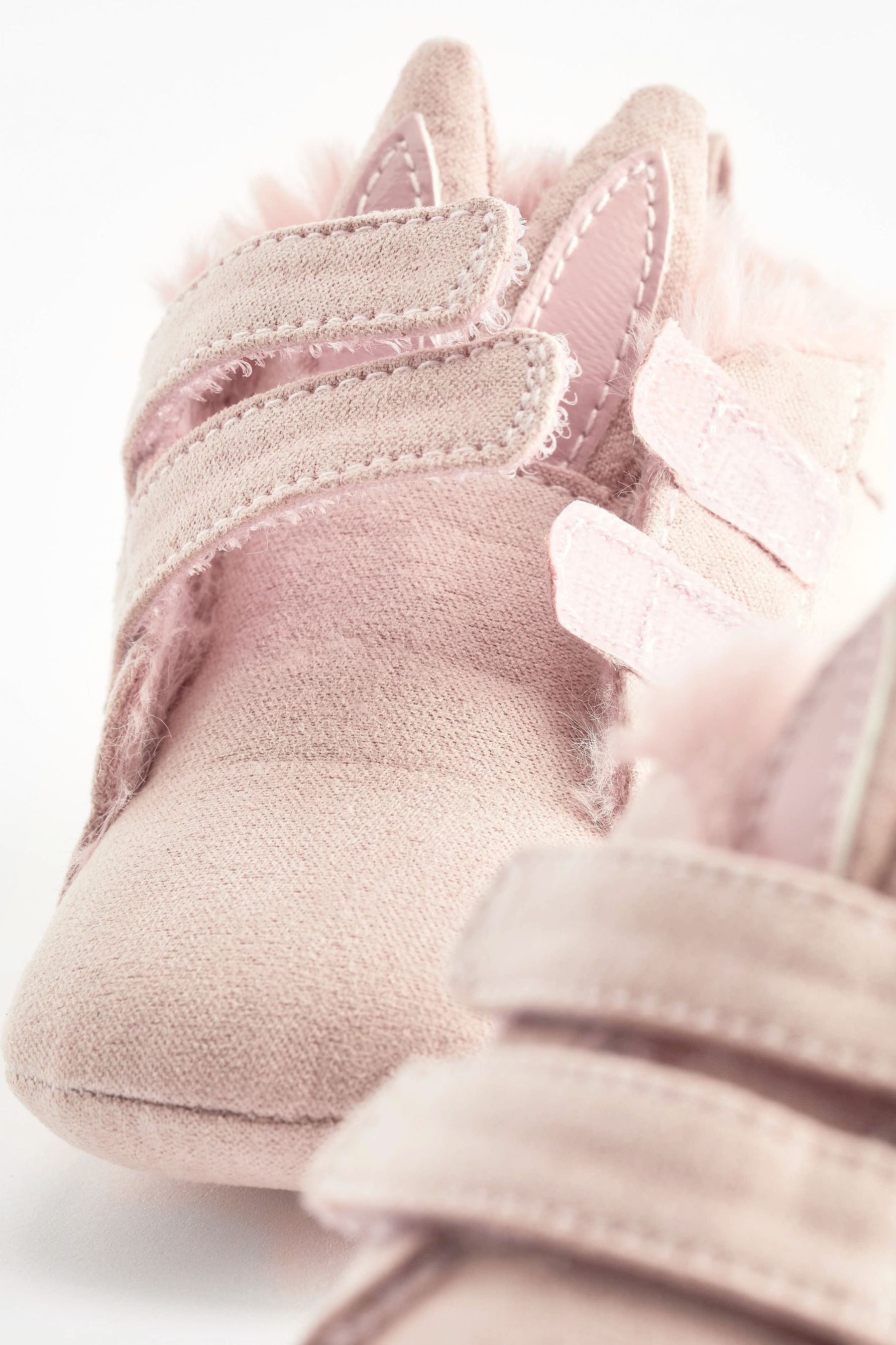 Pink Bunny High Top Baby Trainers (0-24mths)