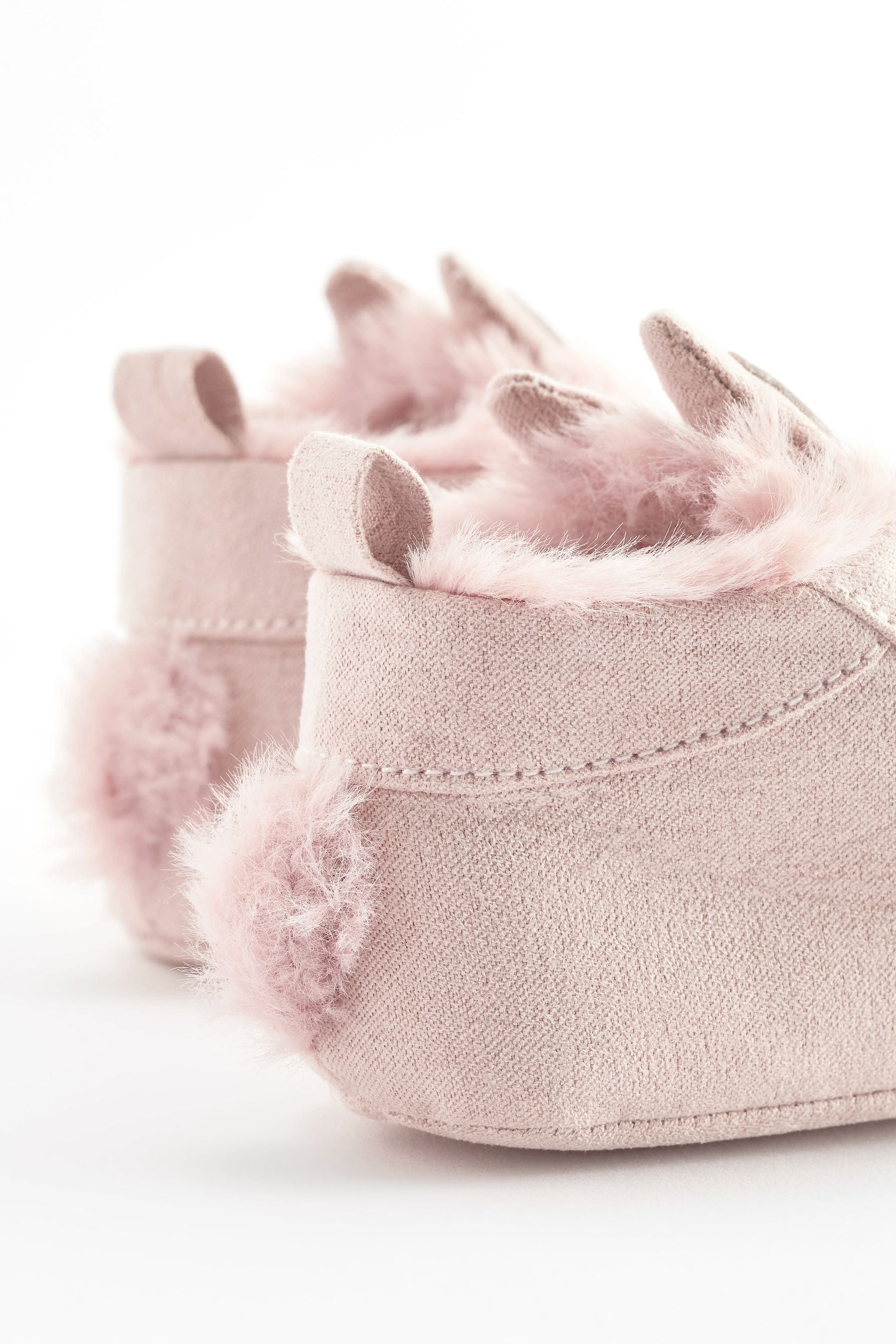 Pink Bunny High Top Baby Trainers (0-24mths)