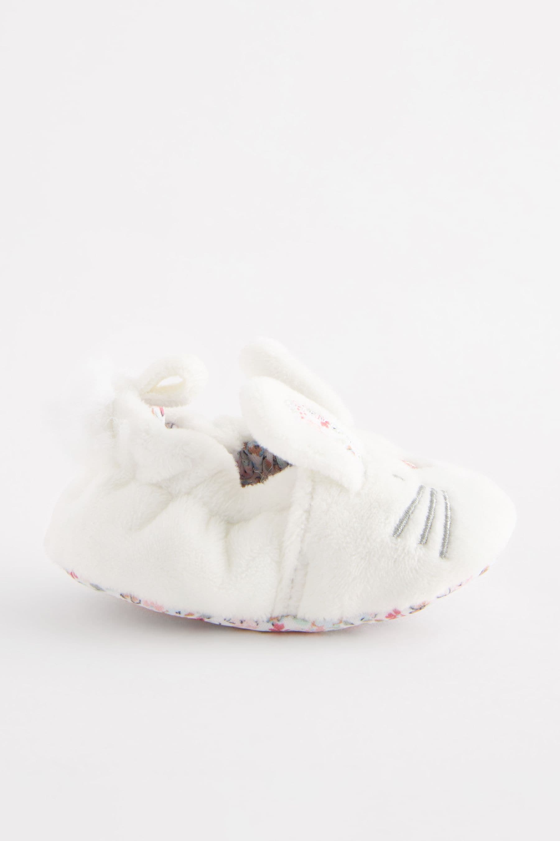 White Bunny Character Slip-On Baby Shoes (0-18mths)