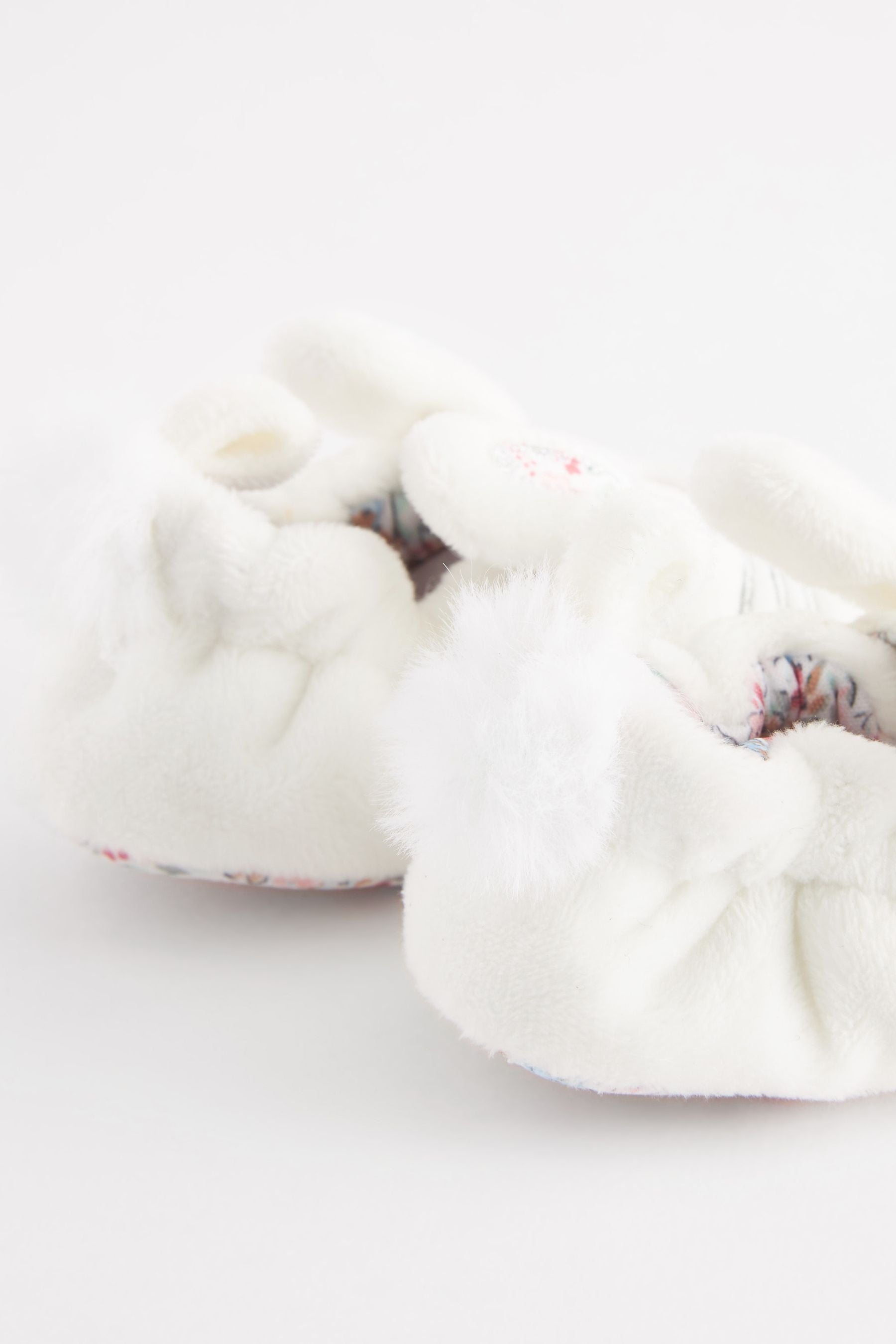 White Bunny Character Slip-On Baby Shoes (0-18mths)