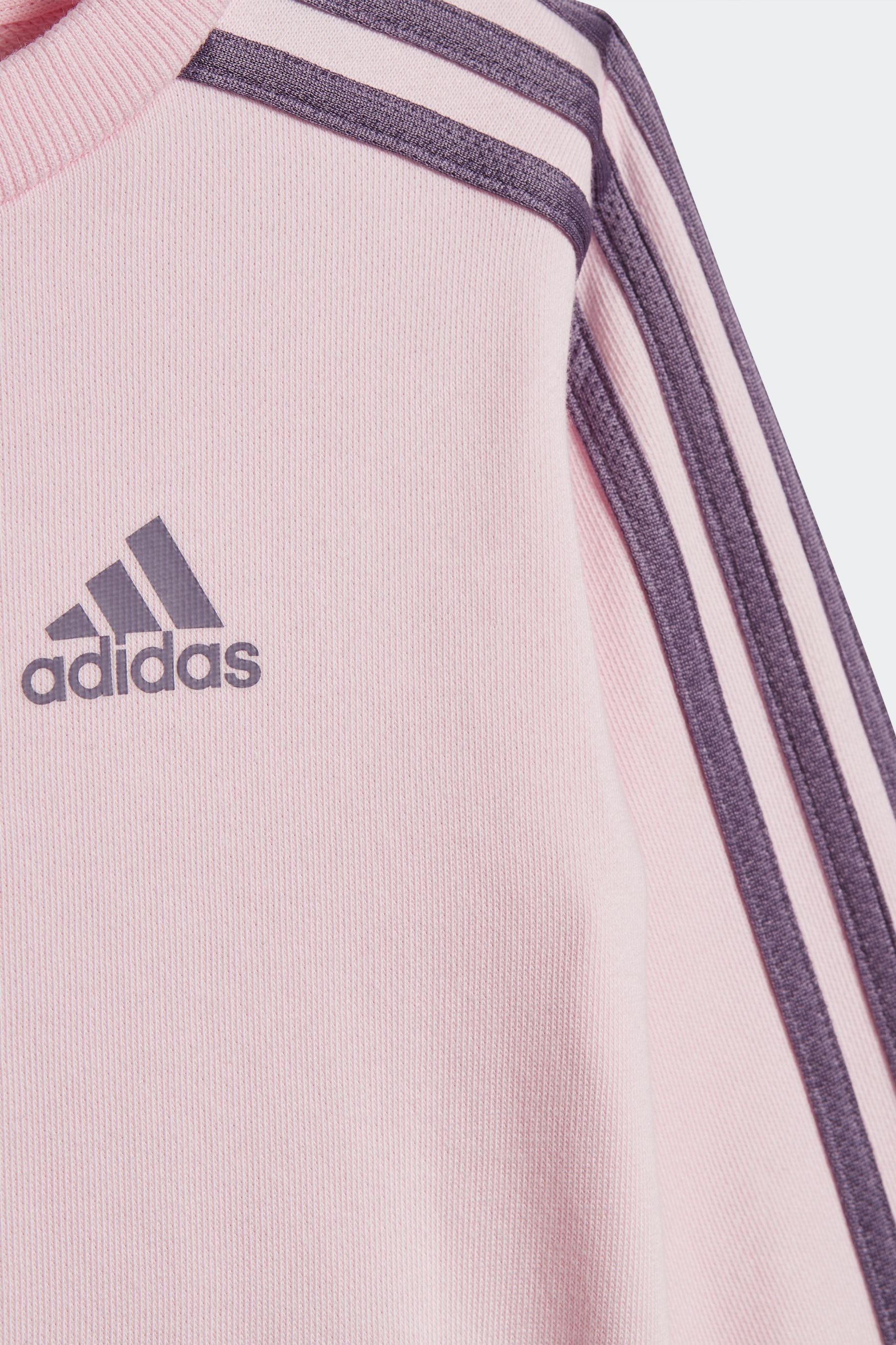 Pink adidas Infant 3S Tracksuit