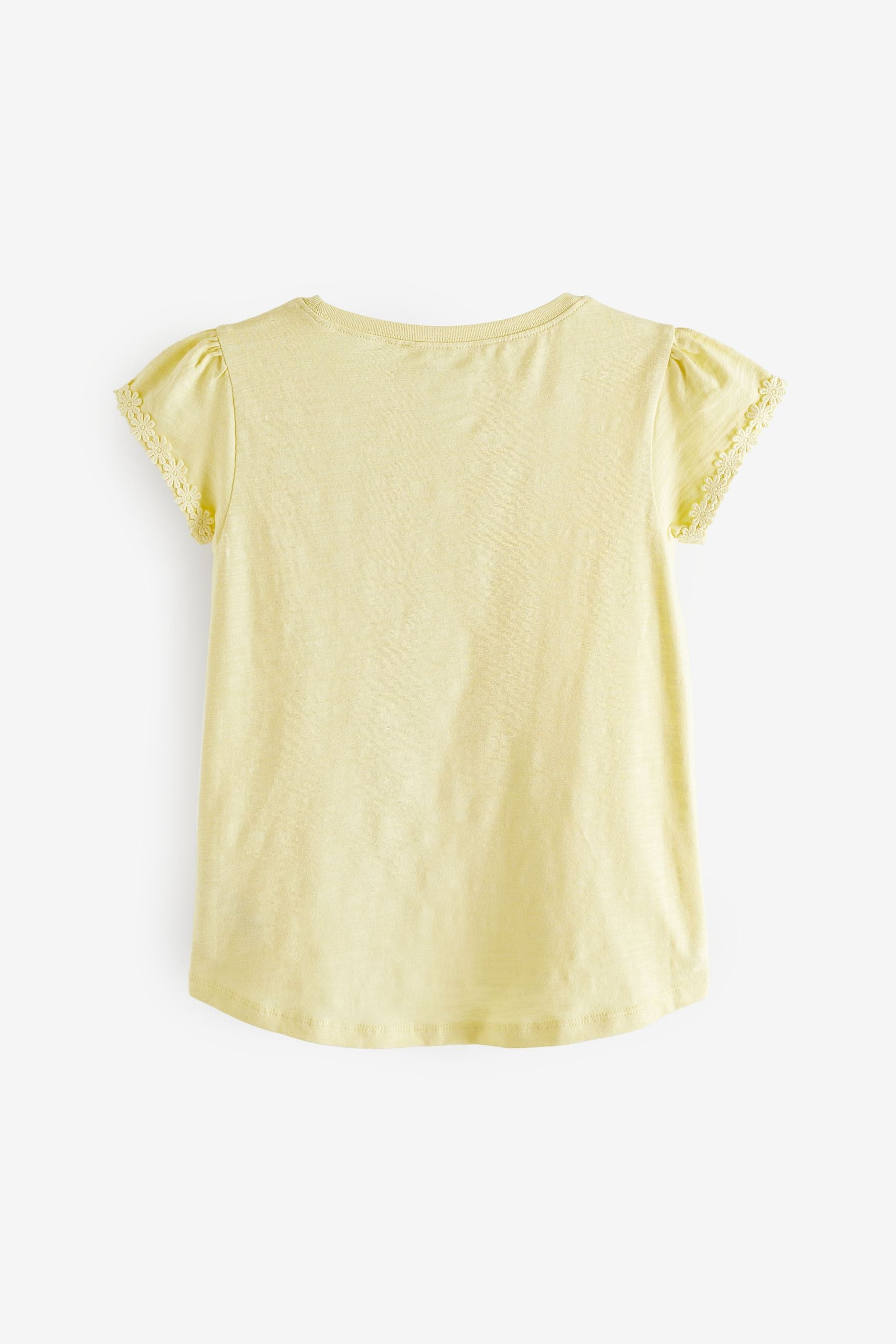 Yellow Daisy Pocket T-Shirt (1.5-16yrs)