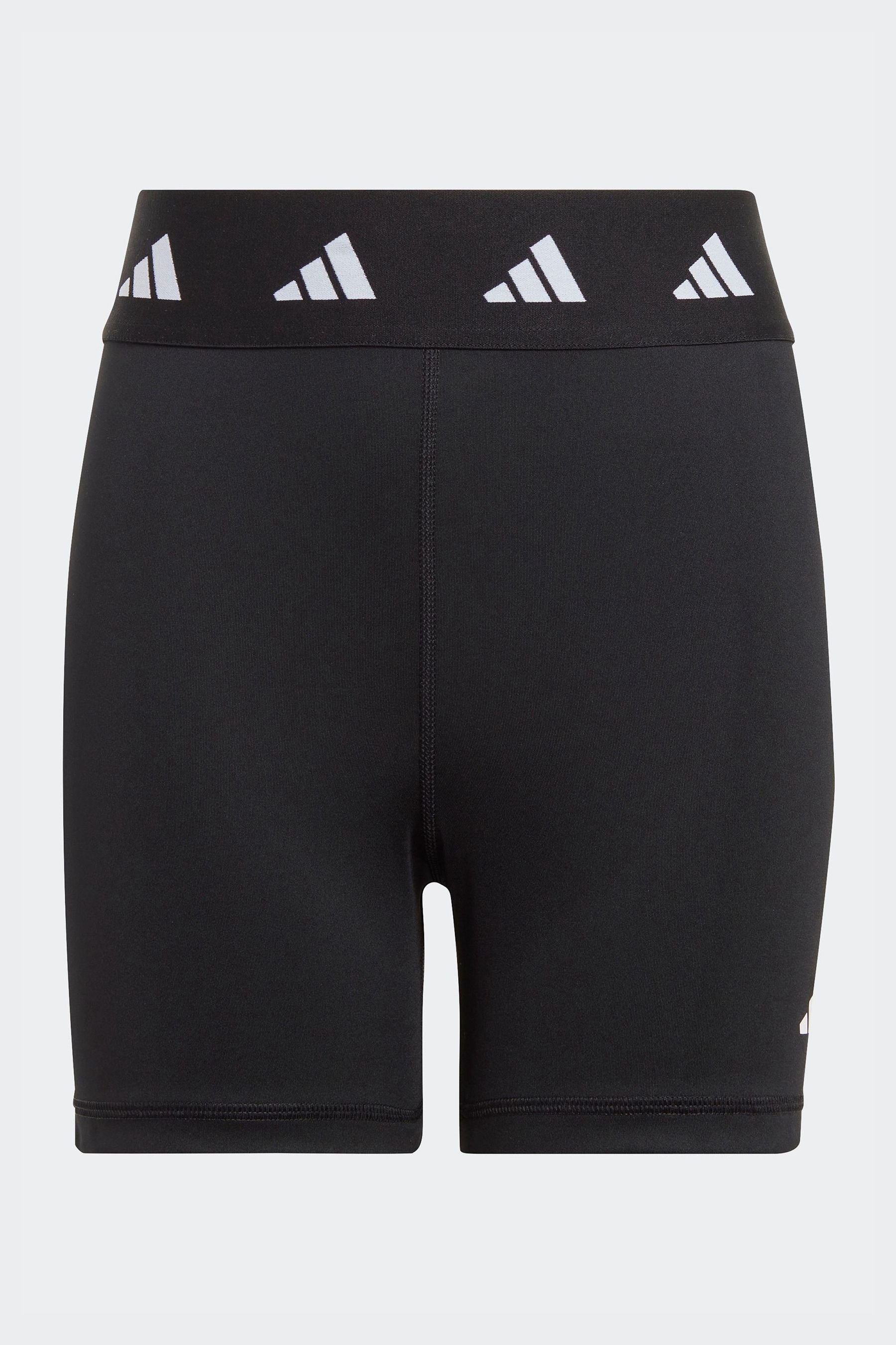 adidas Black Sportswear Aeroready Techfit Short Kids Leggings