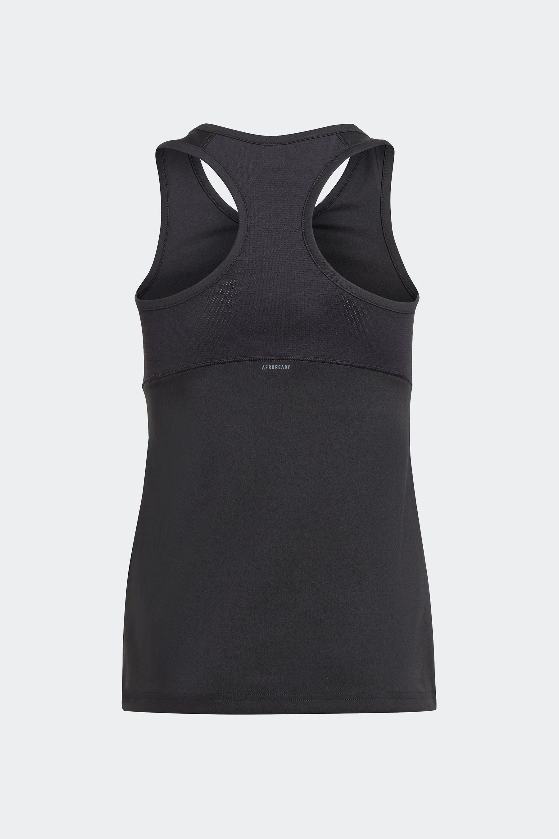 adidas Black Kids Sportswear Aeroready Techfit Tank Top