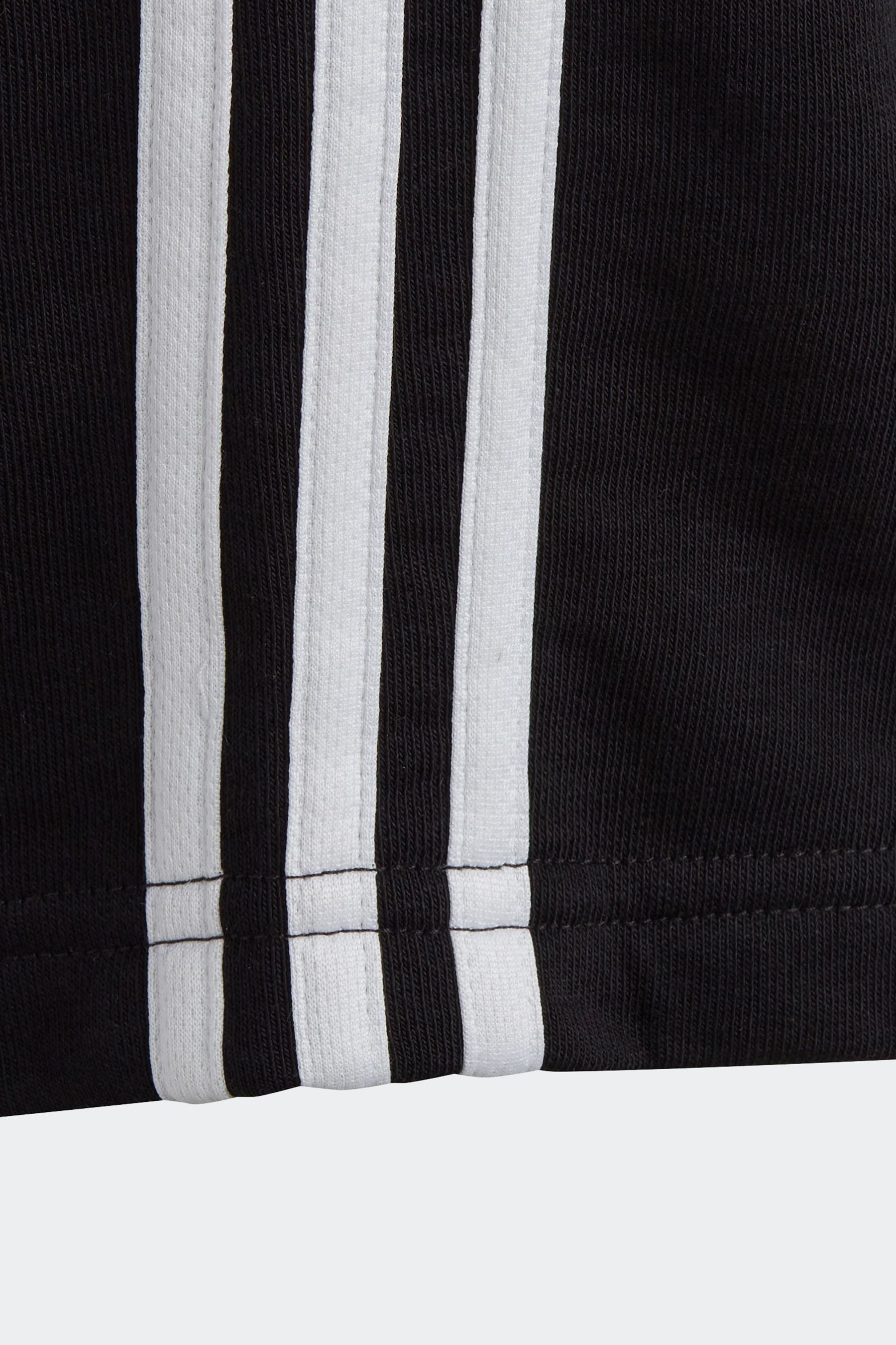 adidas Black Junior Essentials 3-Stripes Shorts