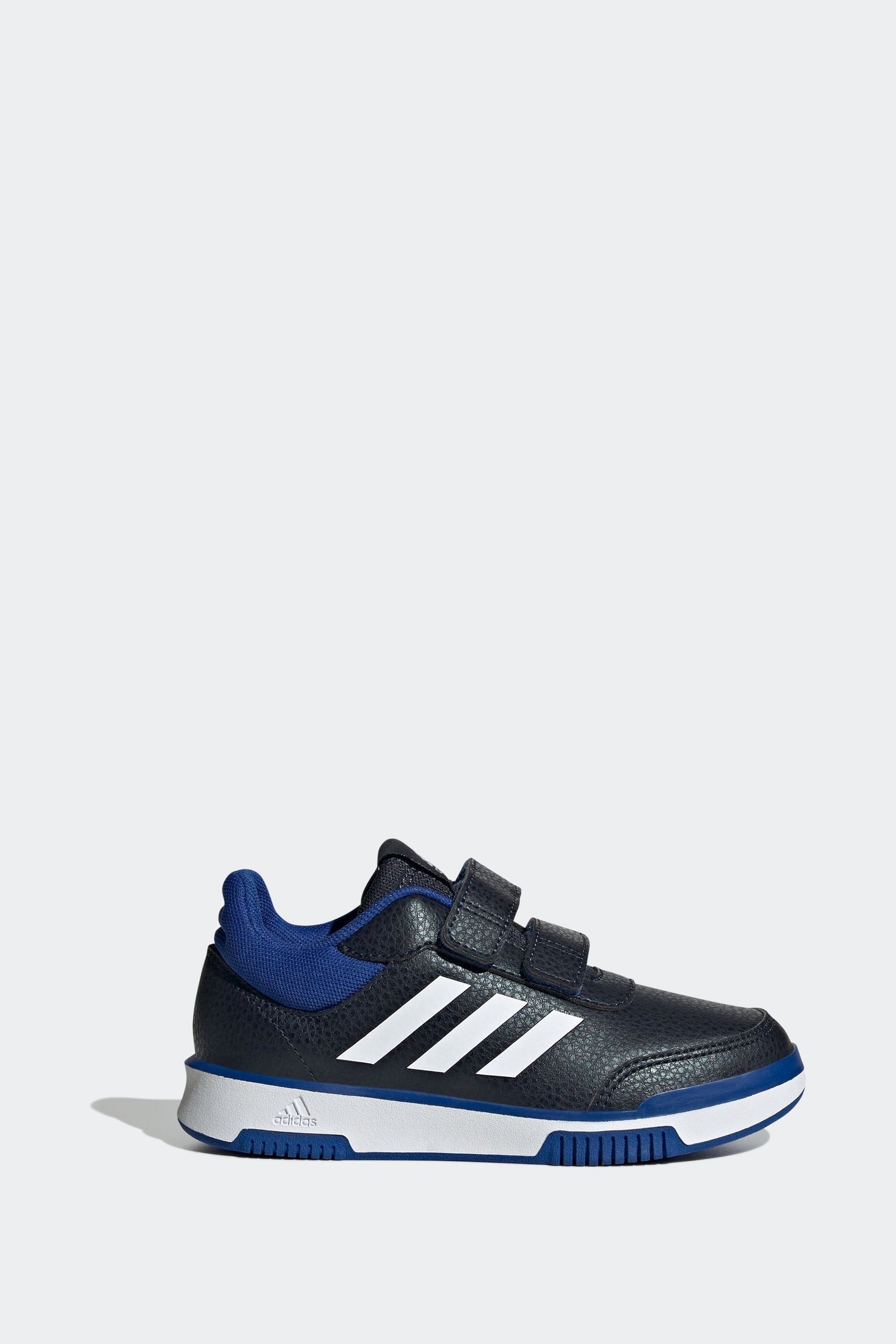 Black/Blue adidas Kids Sportswear Tensaur Hook And Loop Trainers