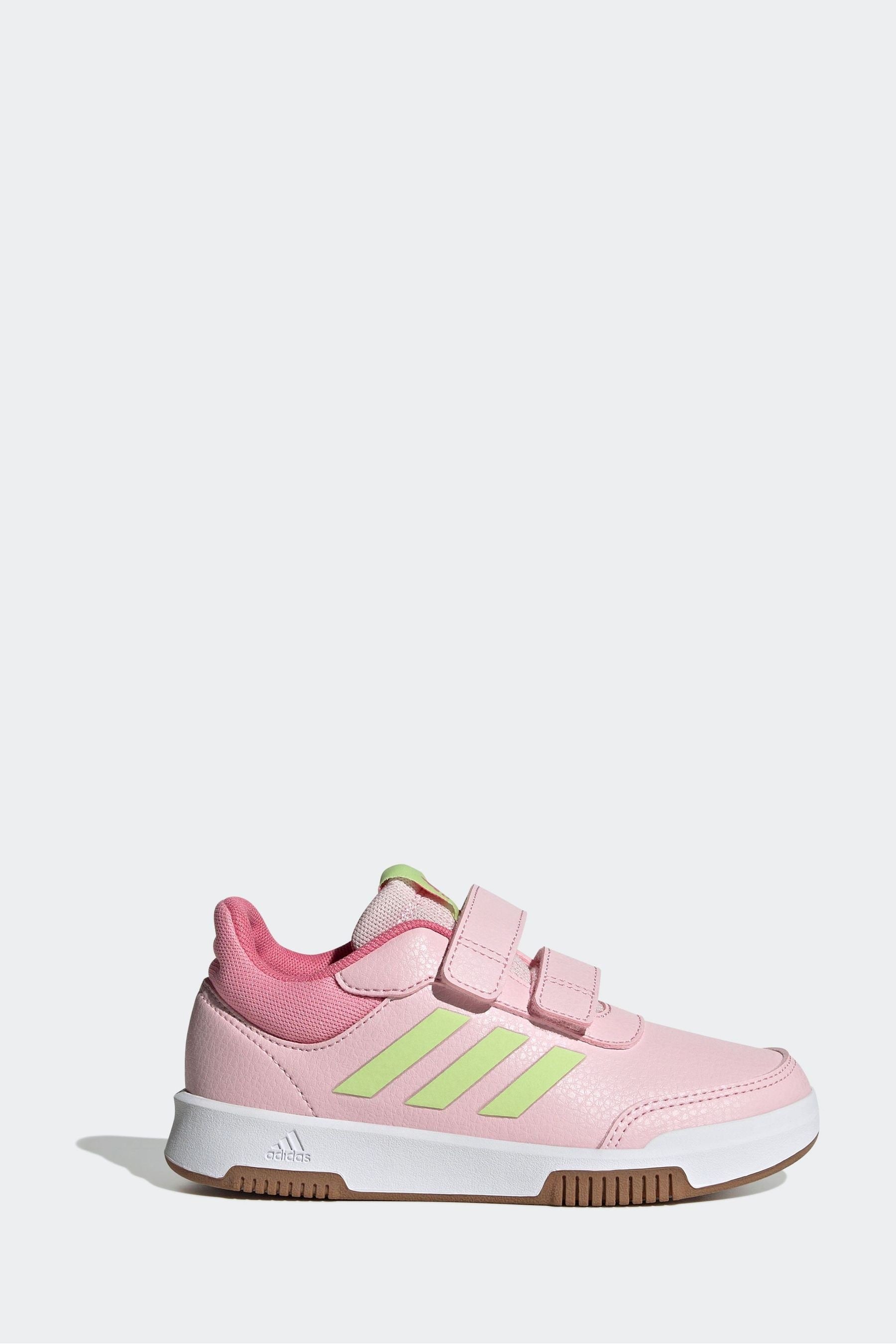 Pink adidas Kids Sportswear Tensaur Hook And Loop Trainers