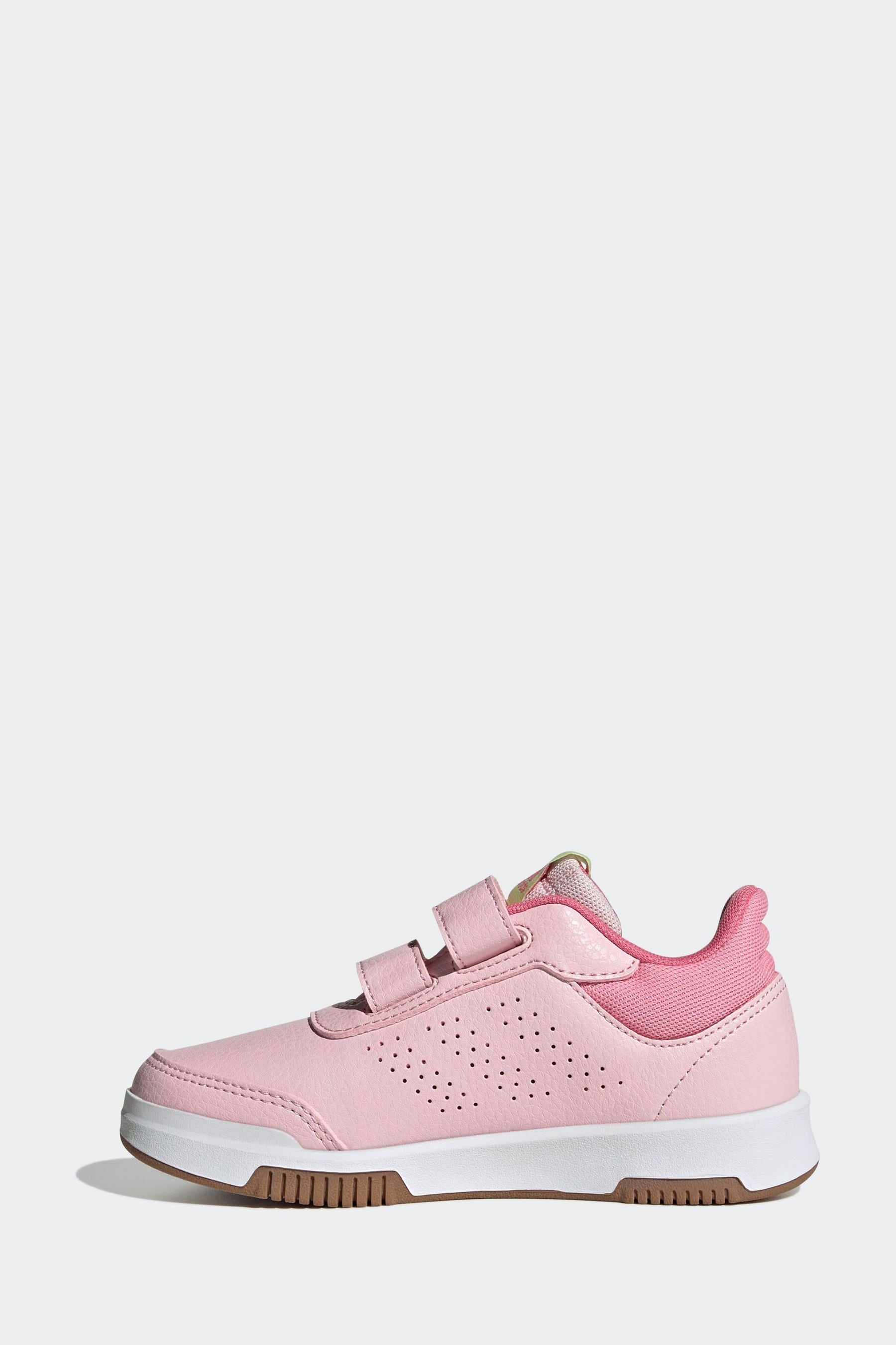 Pink adidas Kids Sportswear Tensaur Hook And Loop Trainers