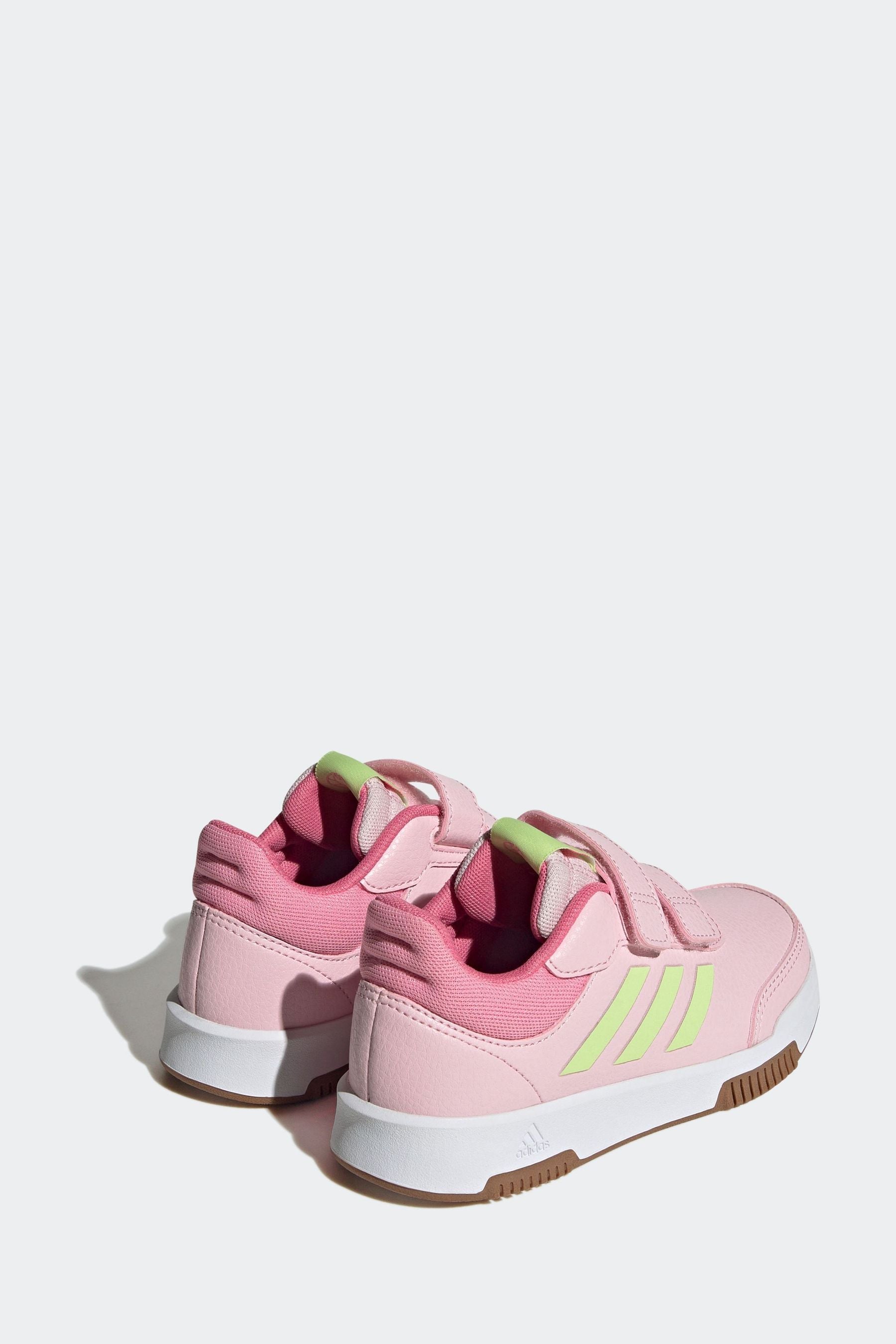 Pink adidas Kids Sportswear Tensaur Hook And Loop Trainers