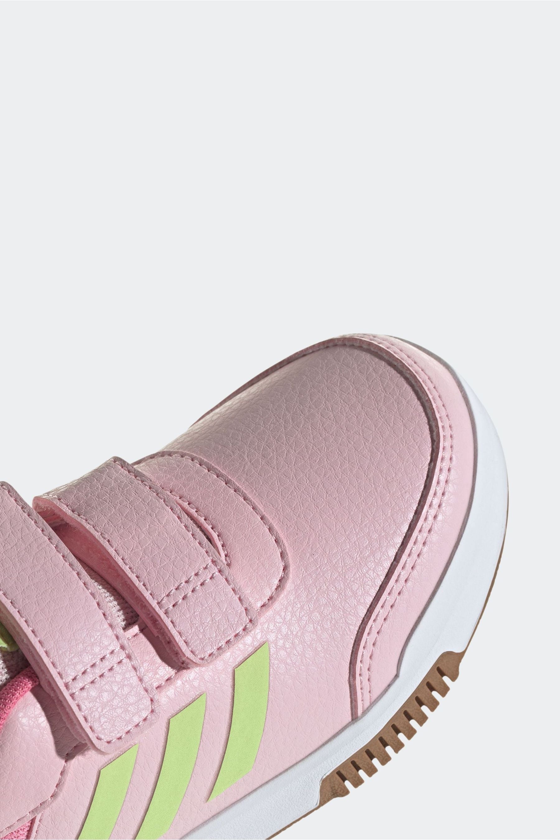 Pink adidas Kids Sportswear Tensaur Hook And Loop Trainers