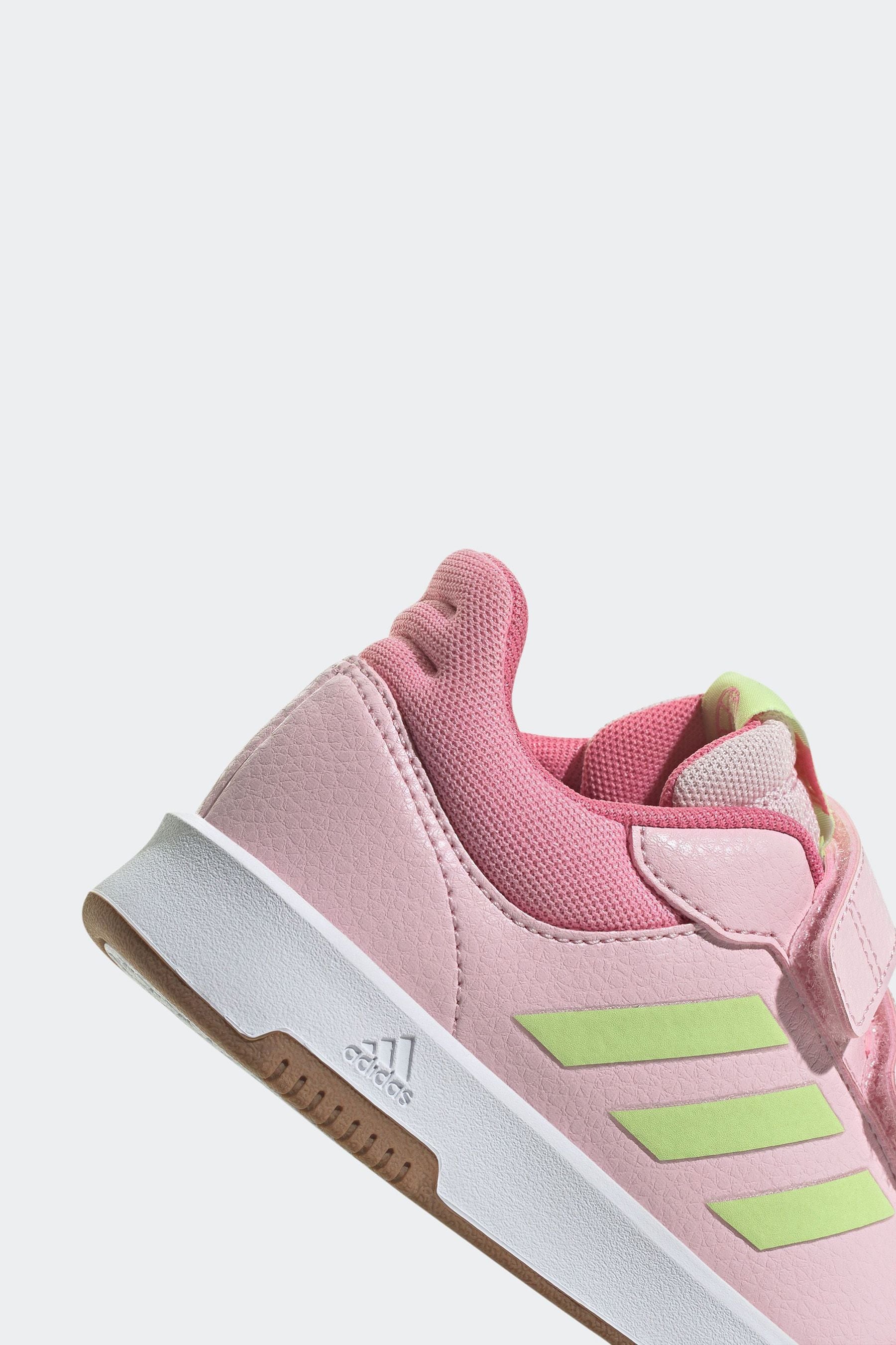 adidas Pink Kids Sportswear Tensaur Hook And Loop Trainers