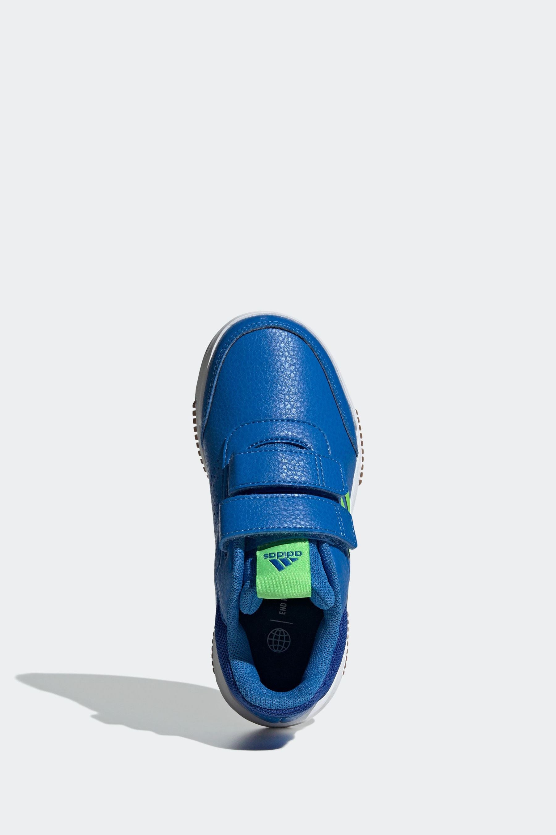 Blue/Green adidas Kids Sportswear Tensaur Hook And Loop Trainers